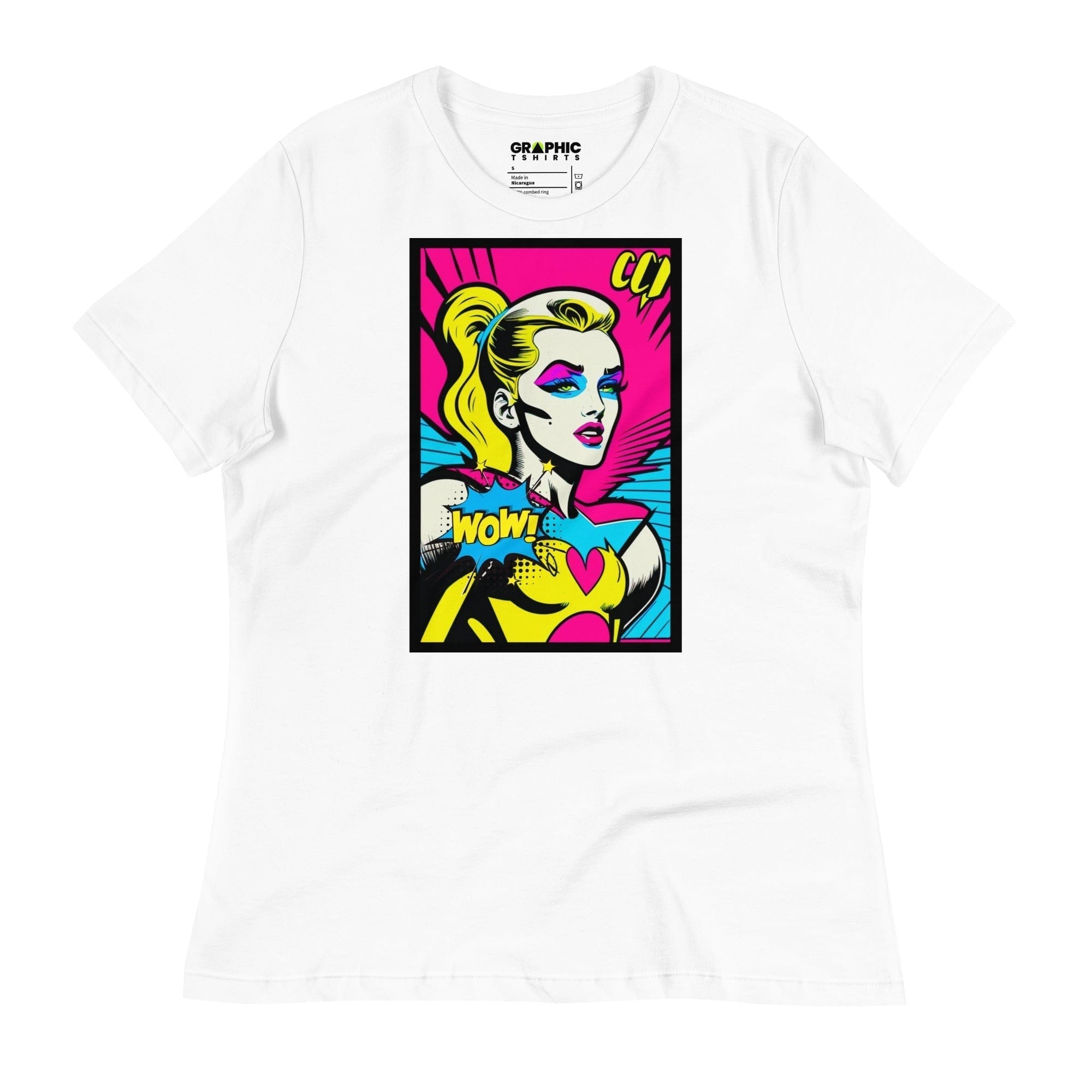 GRAPHIC T-SHIRTS White / S Women's Relaxed T-Shirt - Bionic Blonde