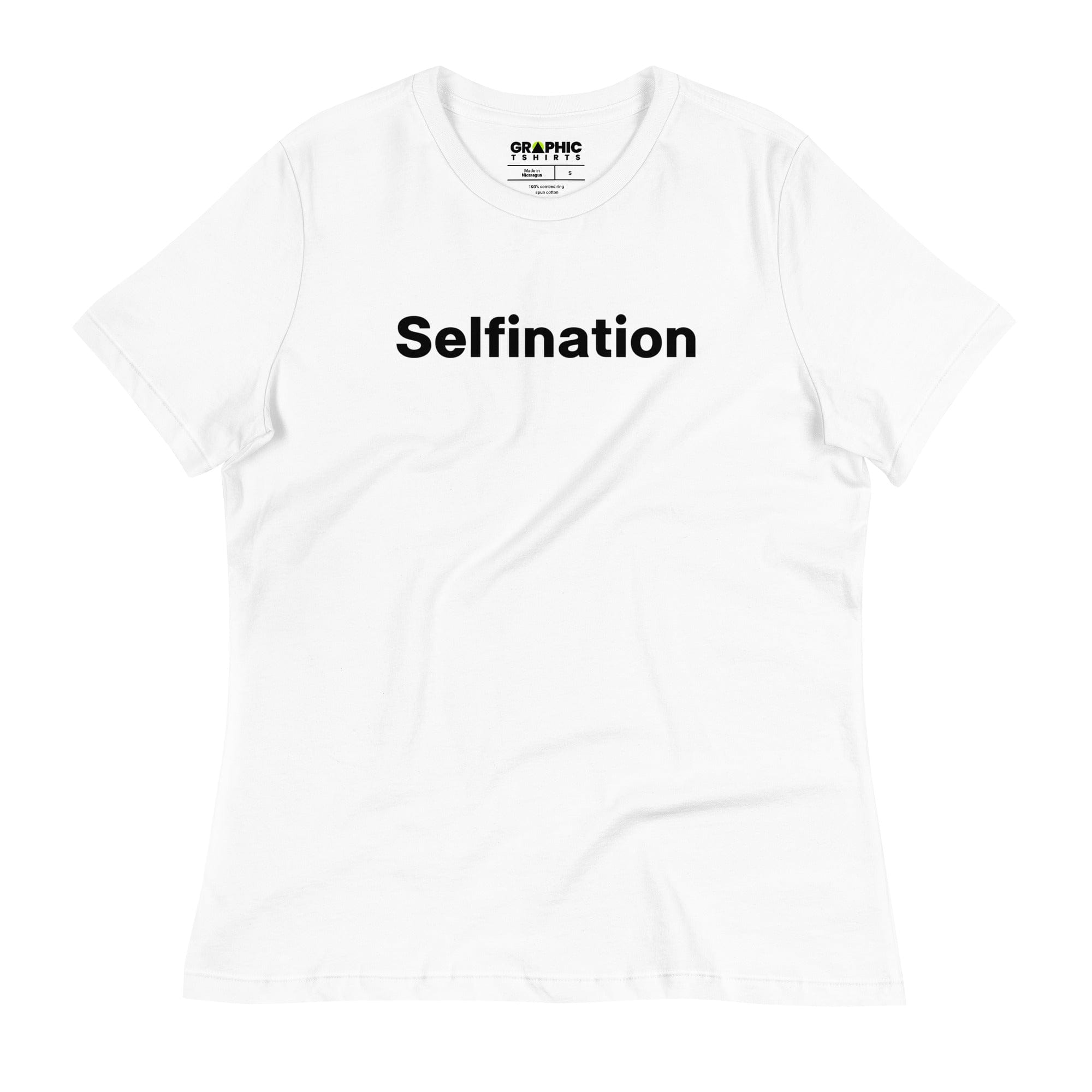 GRAPHIC T-SHIRTS White / S Women's Relaxed T-Shirt - Selfination