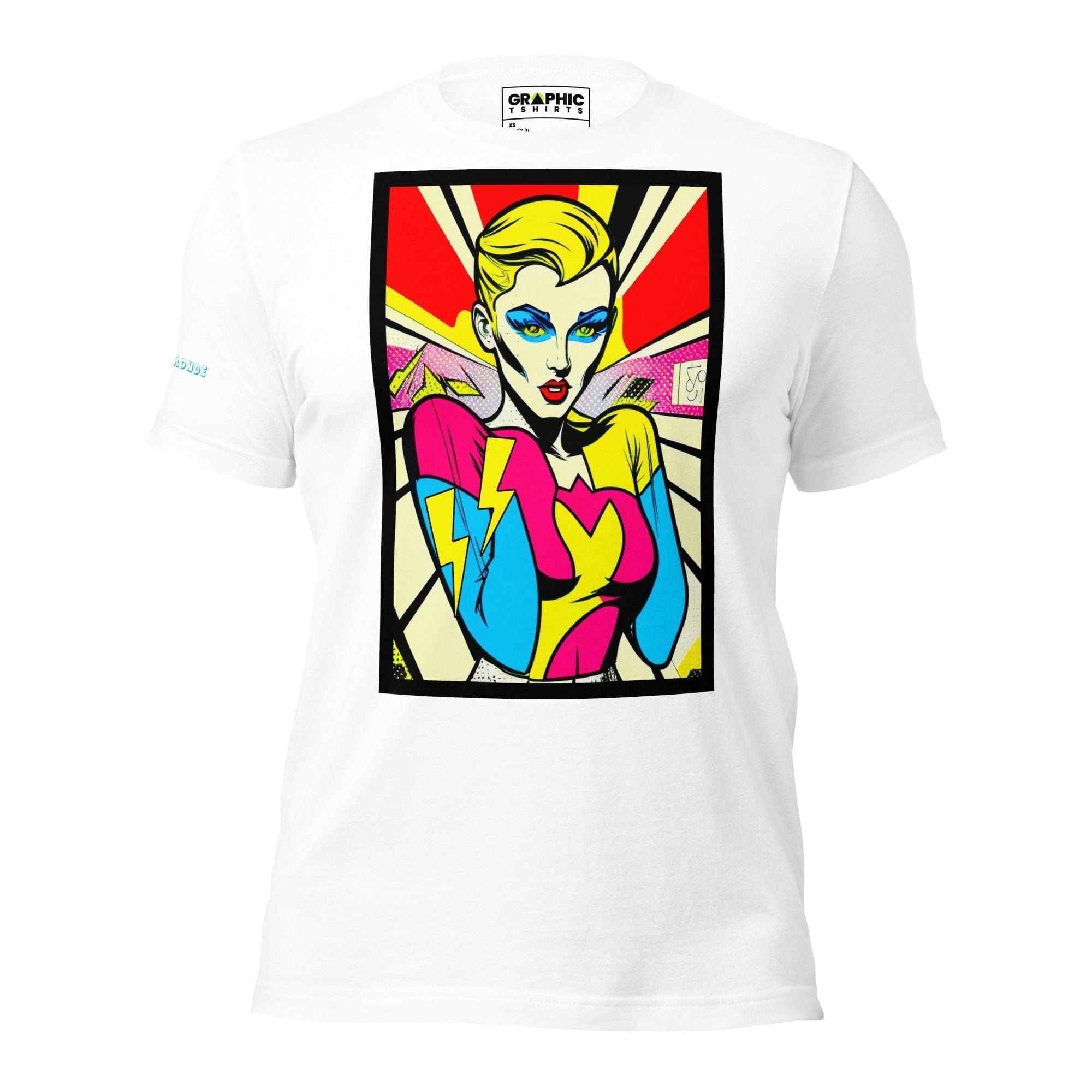 GRAPHIC T-SHIRTS White / XS Unisex Crew Neck T-Shirt - Bionic Blonde