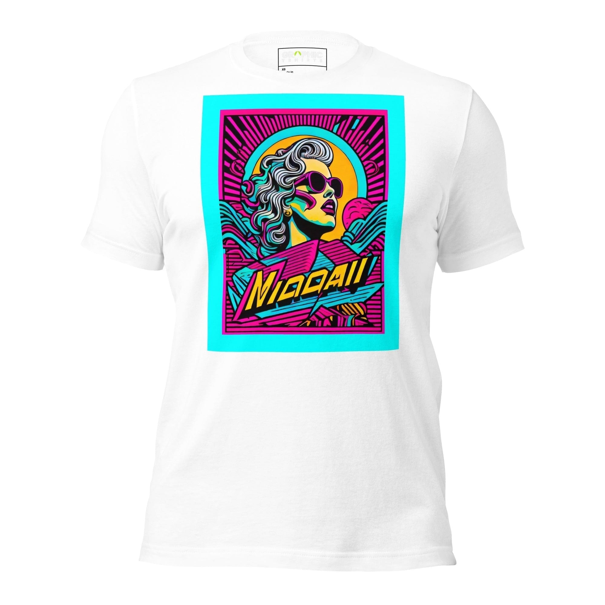 GRAPHIC T-SHIRTS White / XS Unisex Crew Neck T-Shirt - Miami Heatwave Series v.10