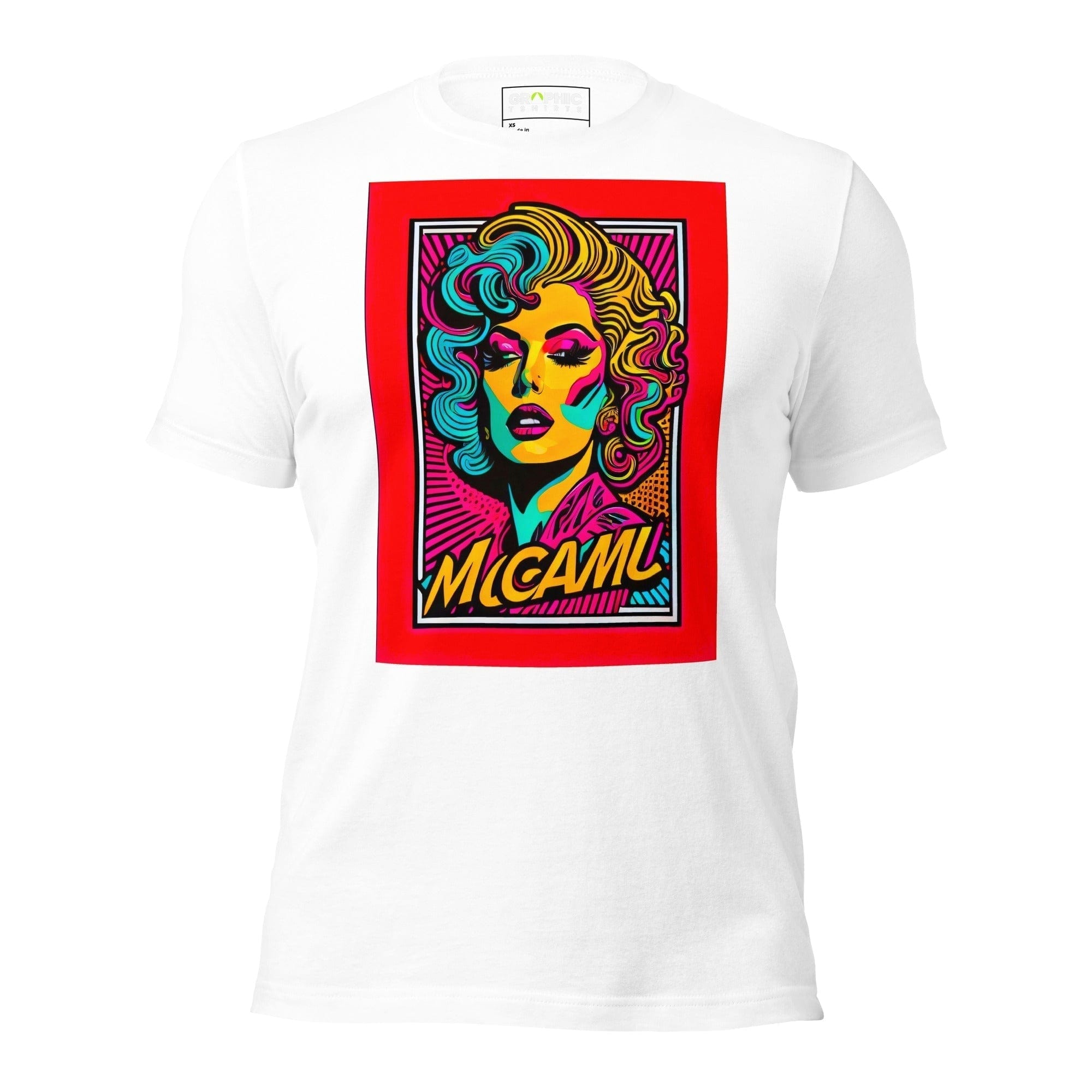 GRAPHIC T-SHIRTS White / XS Unisex Crew Neck T-Shirt - Miami Heatwave Series v.25