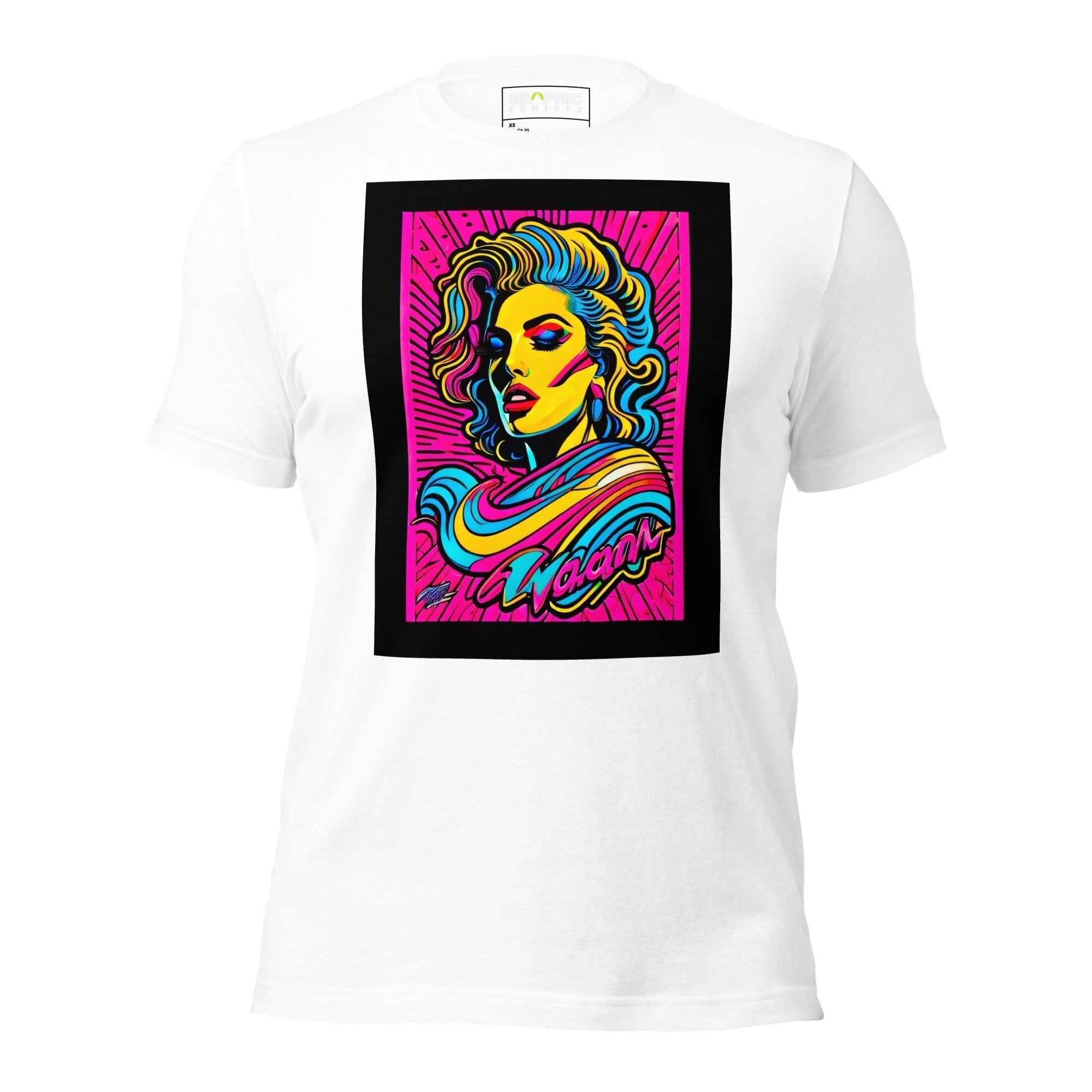 GRAPHIC T-SHIRTS White / XS Unisex Crew Neck T-Shirt - Miami Heatwave Series v.8