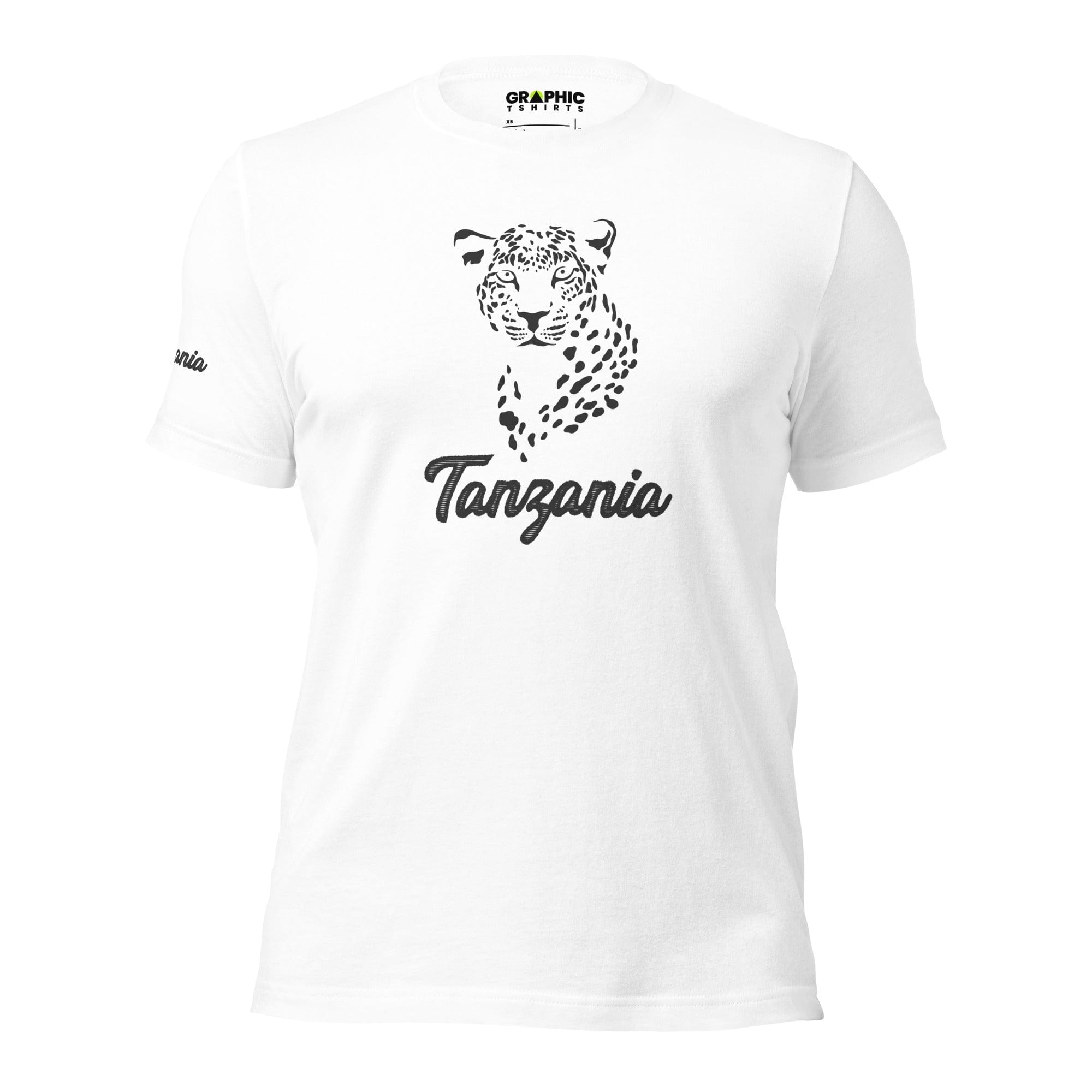 GRAPHIC T-SHIRTS White / XS Unisex Crew Neck T-Shirt - Tanzania