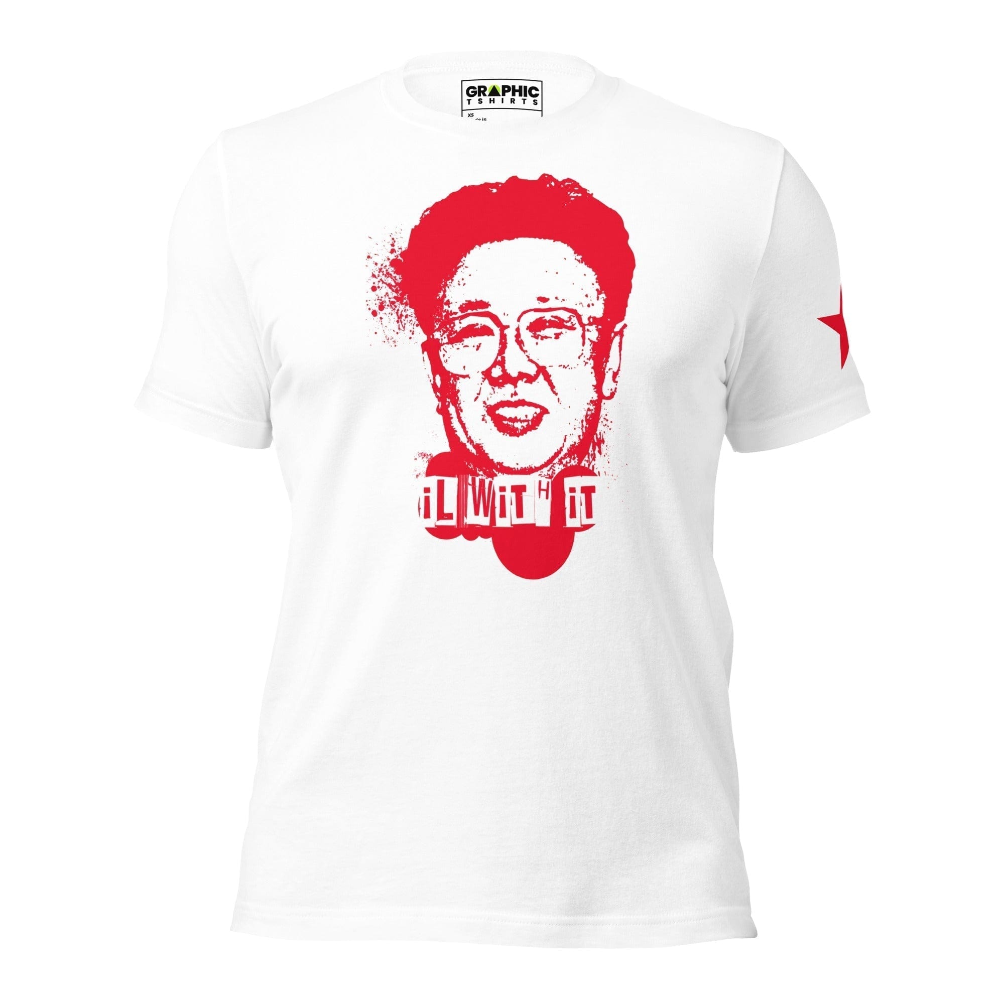 GRAPHIC T-SHIRTS White / XS Unisex Staple T-Shirt - Il With It Kim Jong Un North Korea