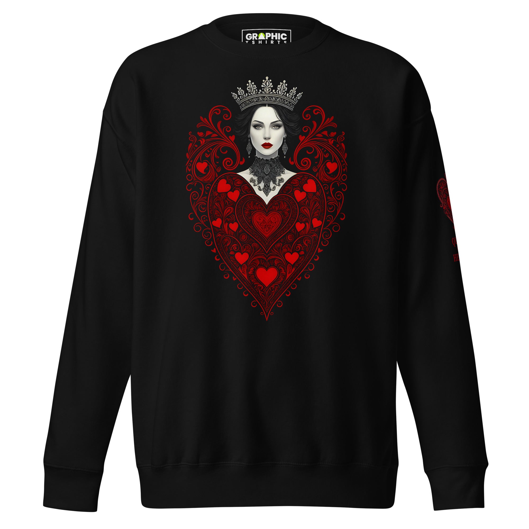 Unisex Premium Sweatshirt - Queen Of Hearts Series v.2