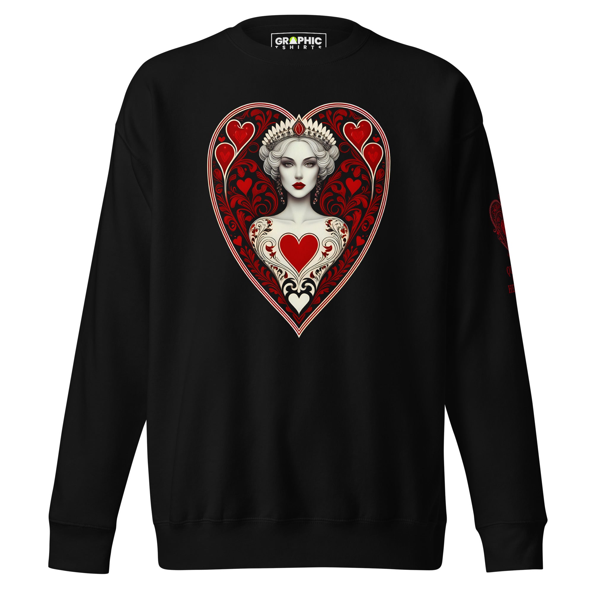 Unisex Premium Sweatshirt - Queen Of Hearts Series v.3