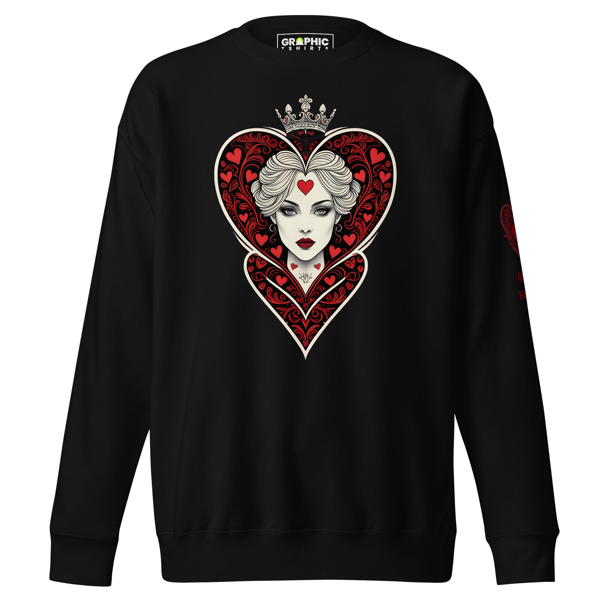 Unisex Premium Sweatshirt - Queen Of Hearts Series v.4
