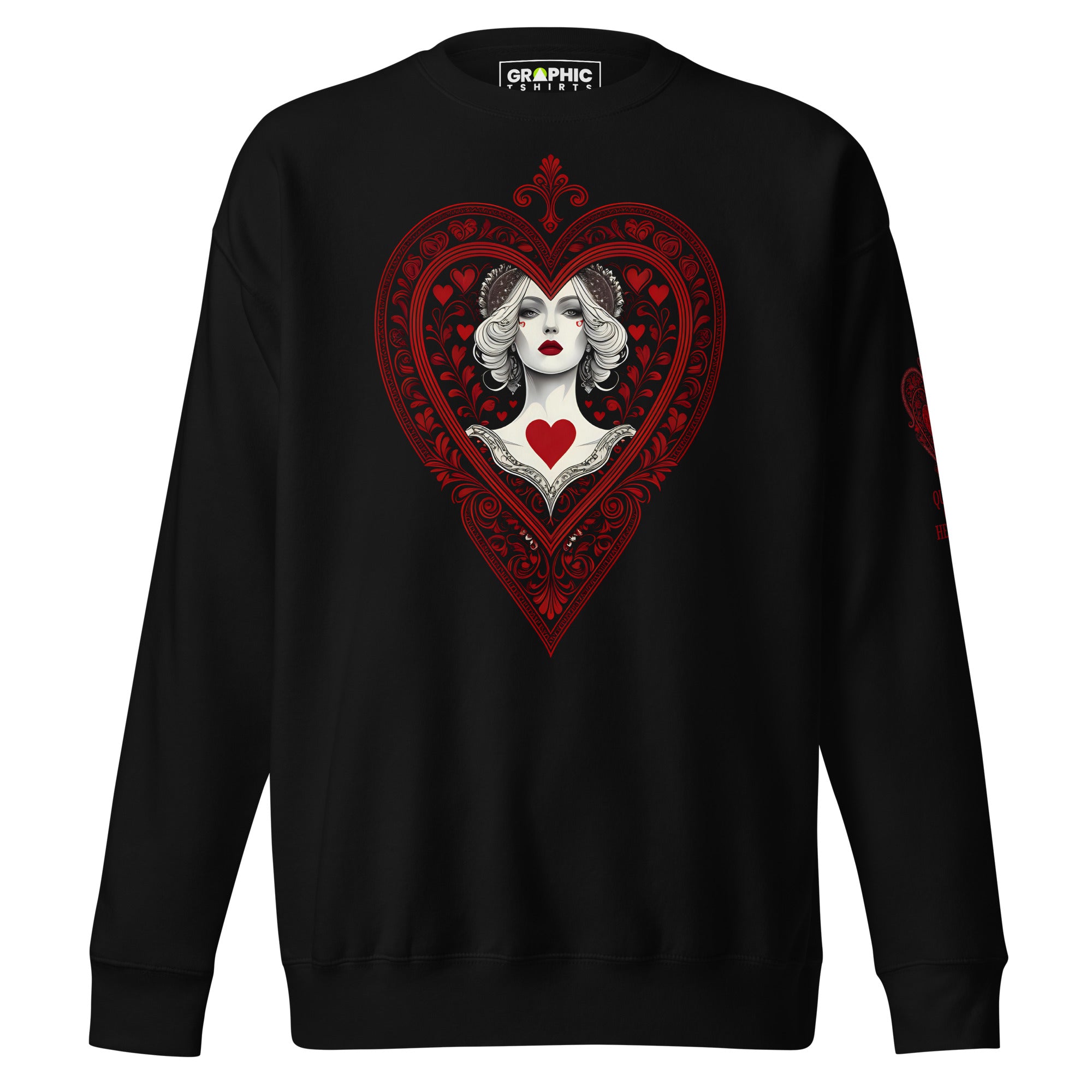 Unisex Premium Sweatshirt - Queen Of Hearts Series v.28