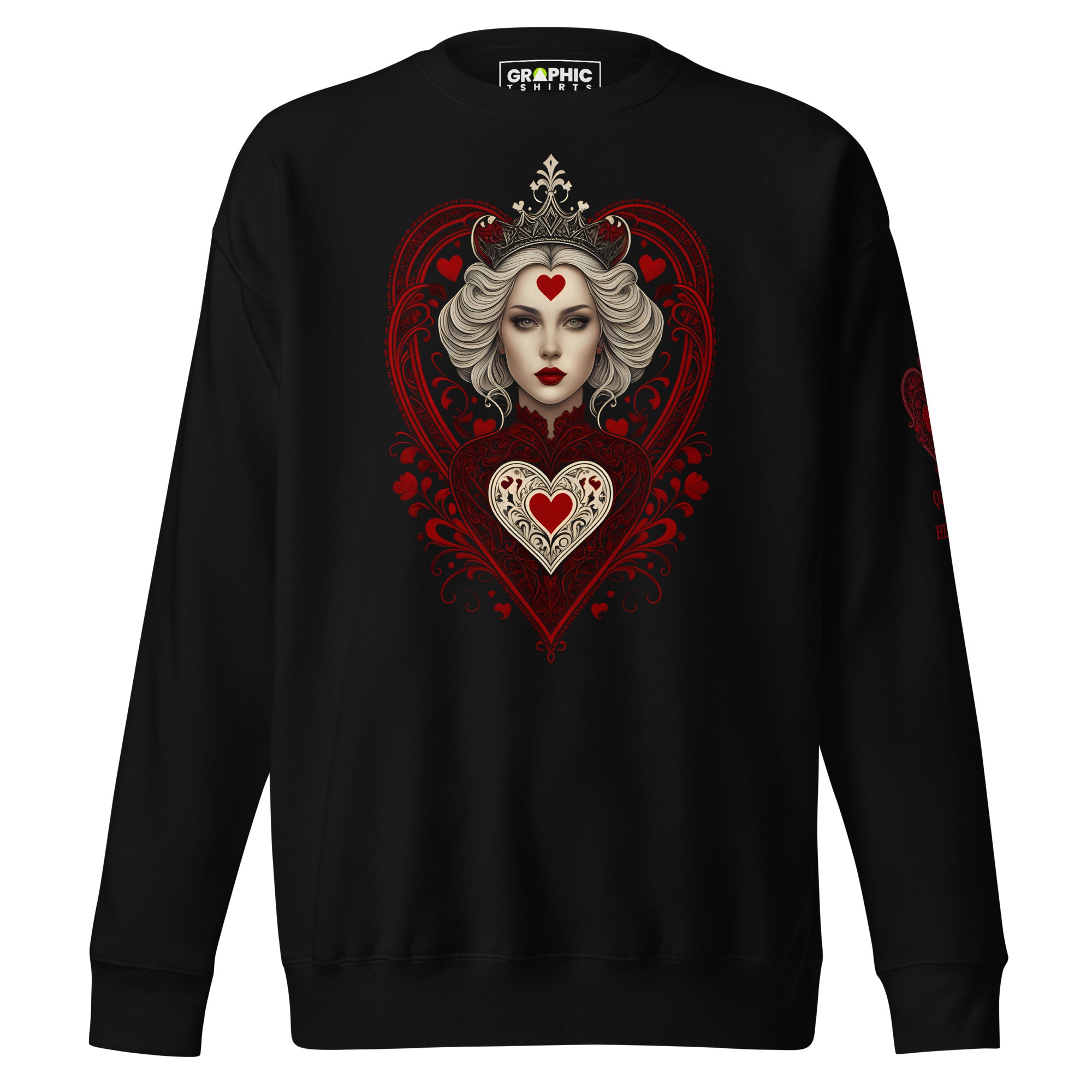 Unisex Premium Sweatshirt - Queen Of Hearts Series v.34