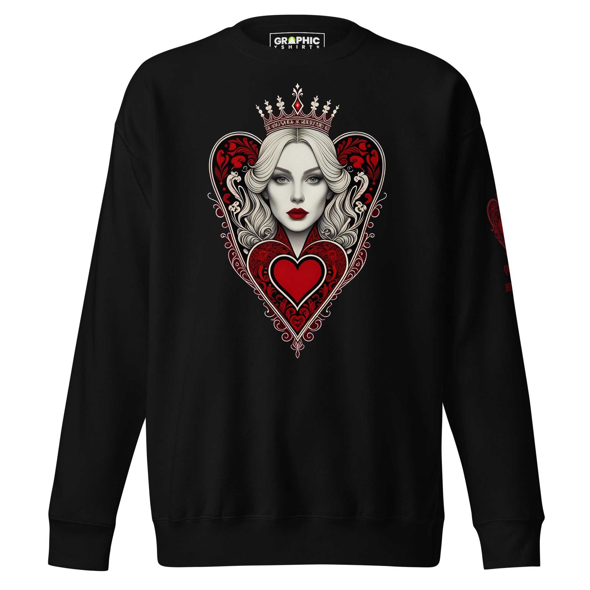 Unisex Premium Sweatshirt - Queen Of Hearts Series v.33