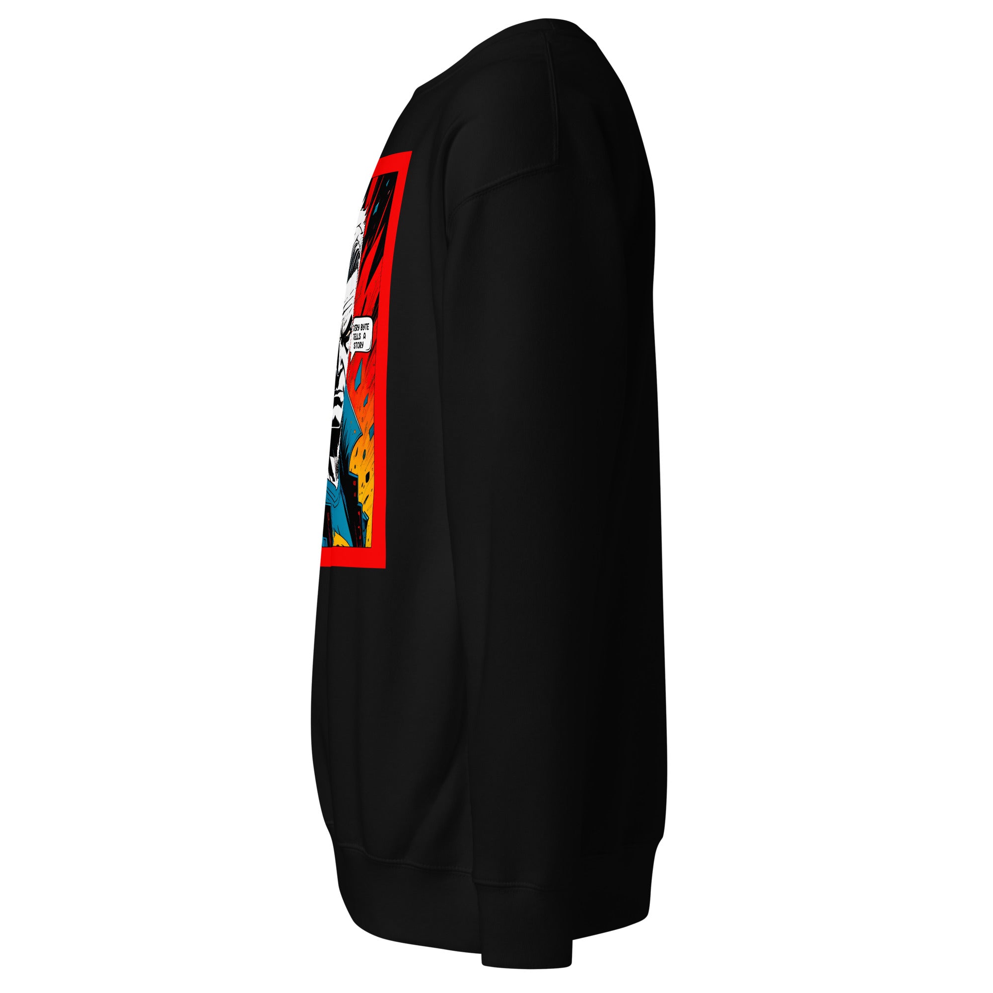 Unisex Premium Sweatshirt - Agent Red Cyberpunk Series v.36