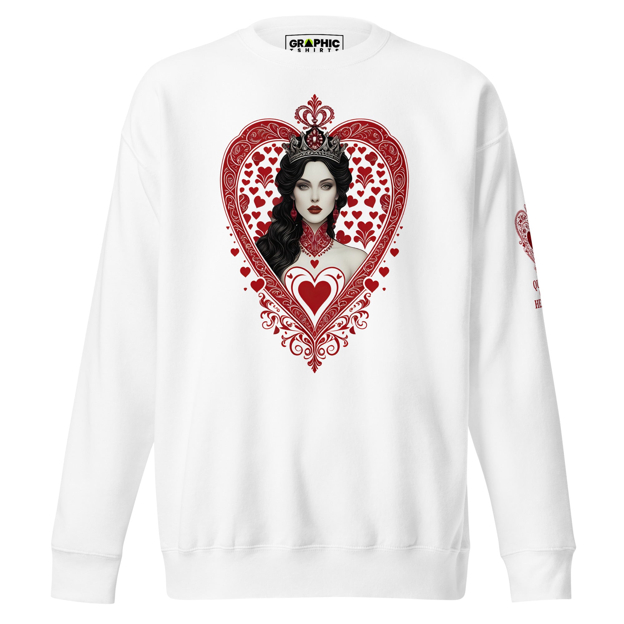 Unisex Premium Sweatshirt - Queen Of Hearts Series v.5