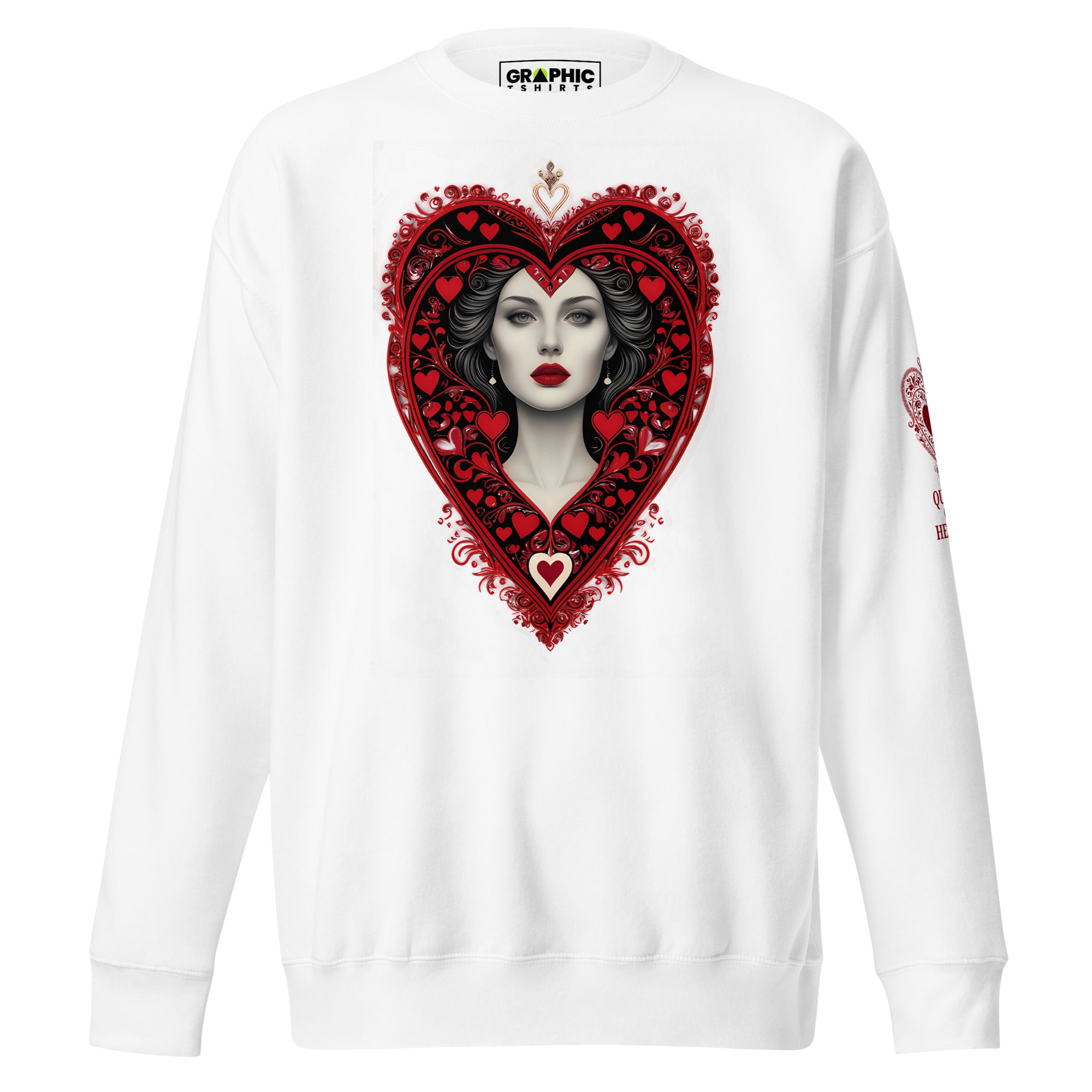 Unisex Premium Sweatshirt - Queen Of Hearts Series v.6