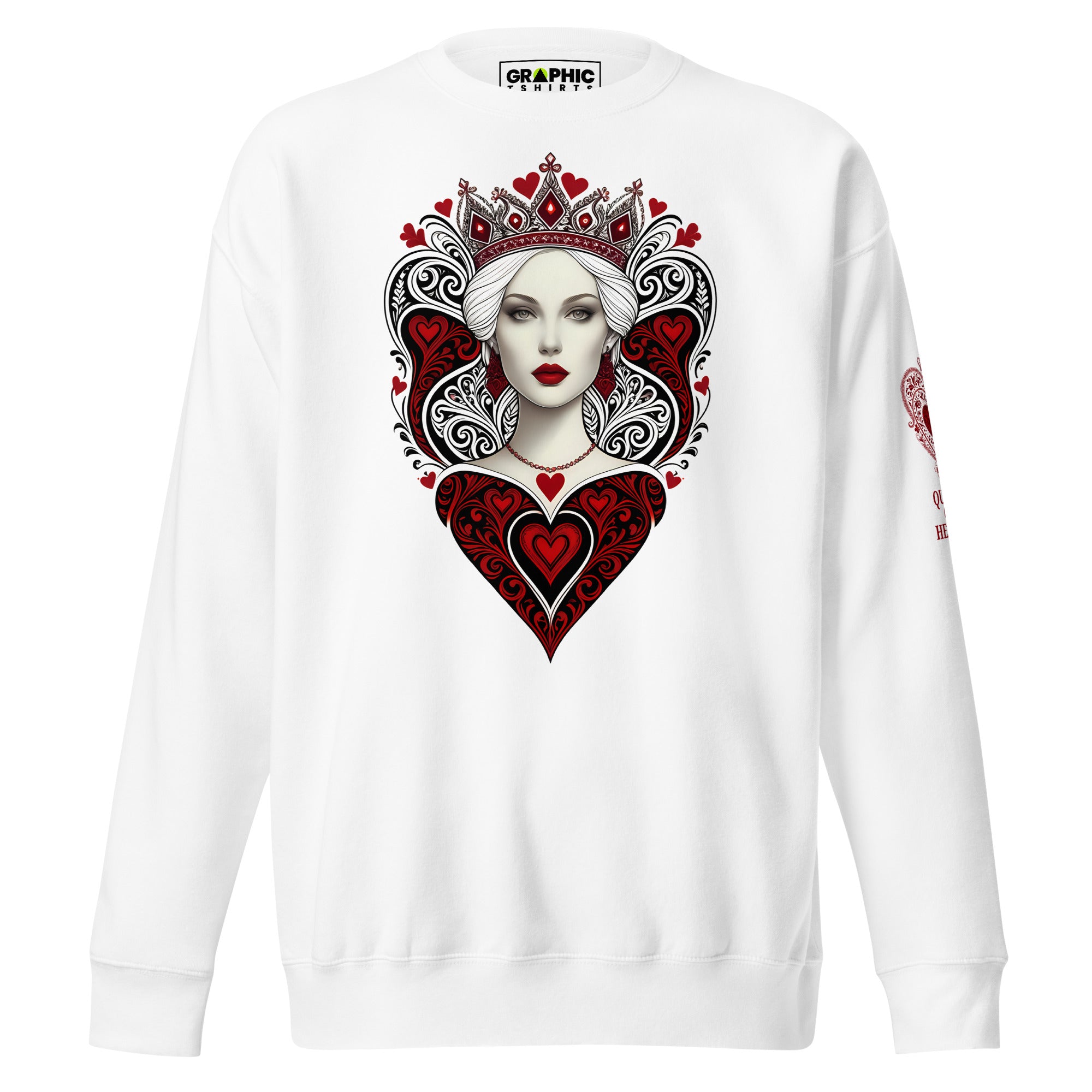 Unisex Premium Sweatshirt - Queen Of Hearts Series v.7