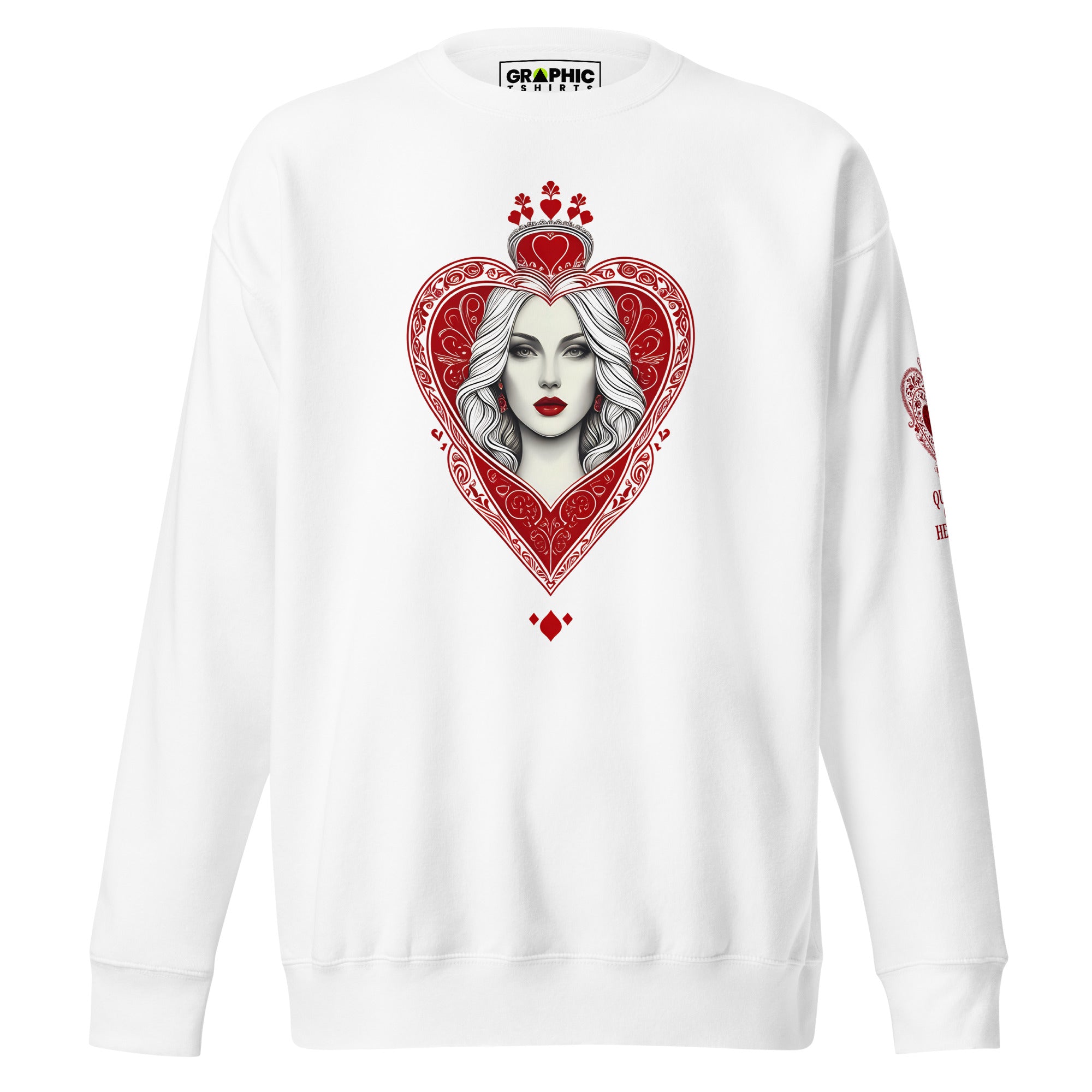 Unisex Premium Sweatshirt - Queen Of Hearts Series v.8