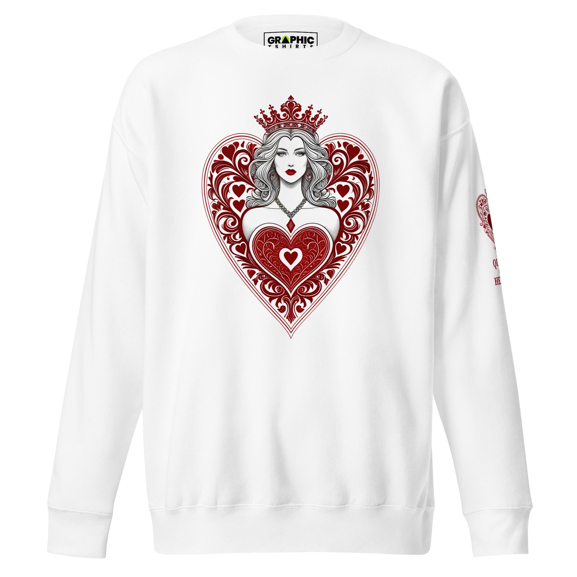 Unisex Premium Sweatshirt - Queen Of Hearts Series v.9