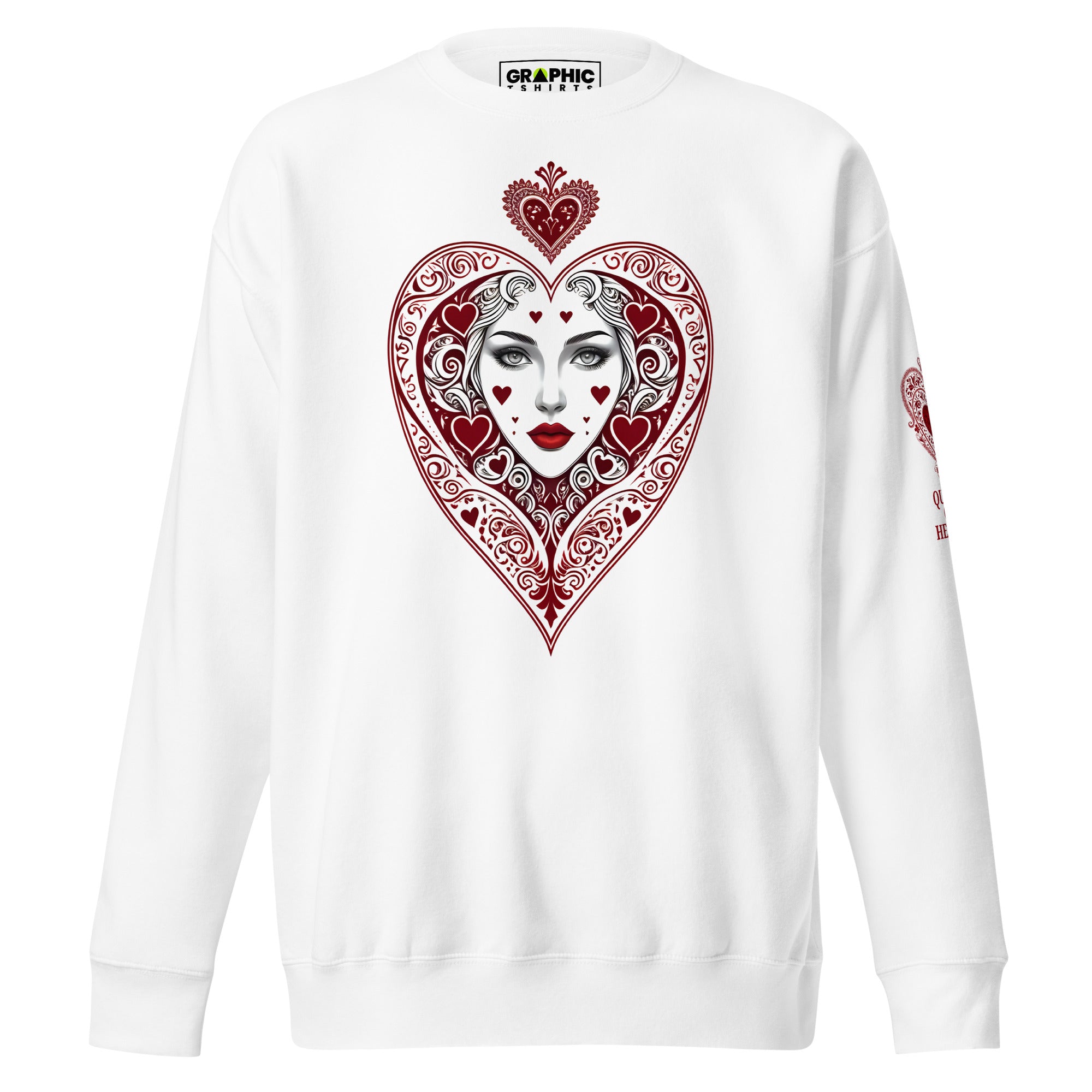 Unisex Premium Sweatshirt - Queen Of Hearts Series v.10
