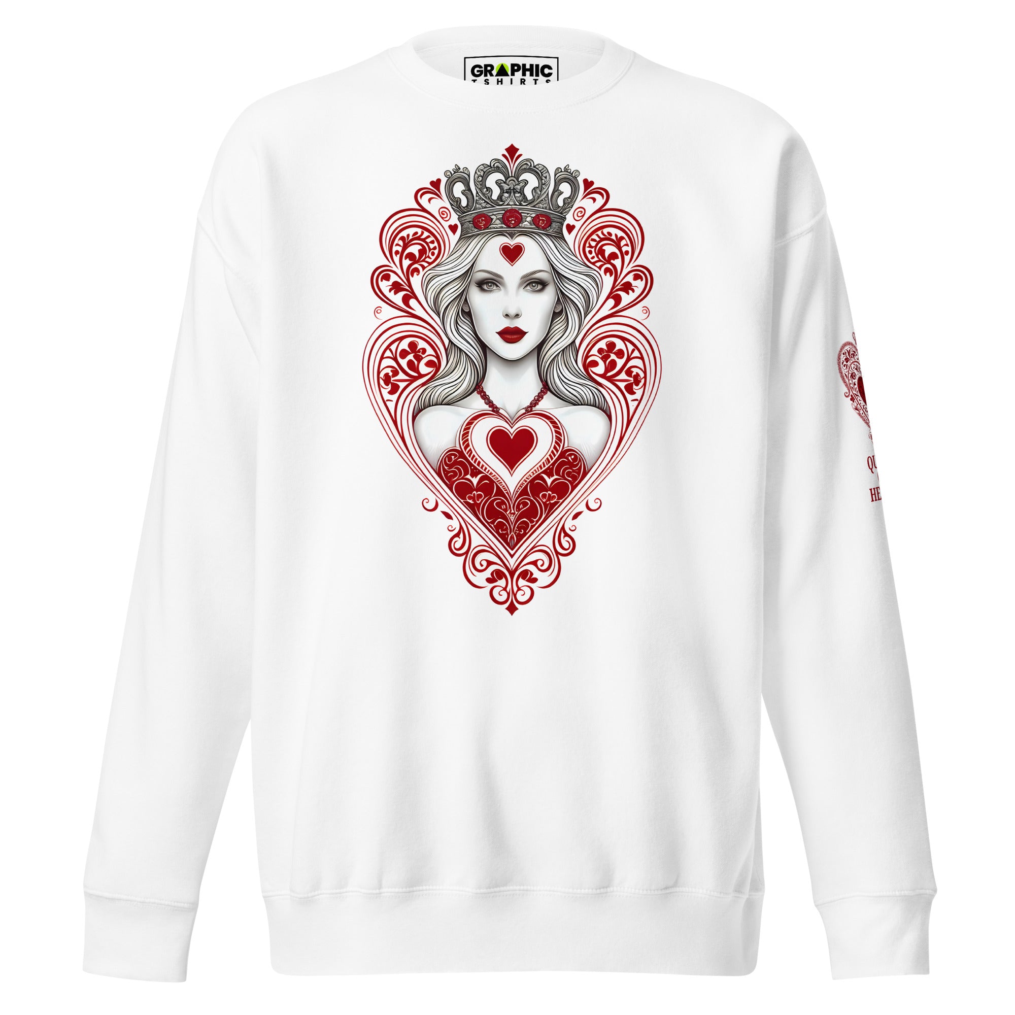 Unisex Premium Sweatshirt - Queen Of Hearts Series v.11
