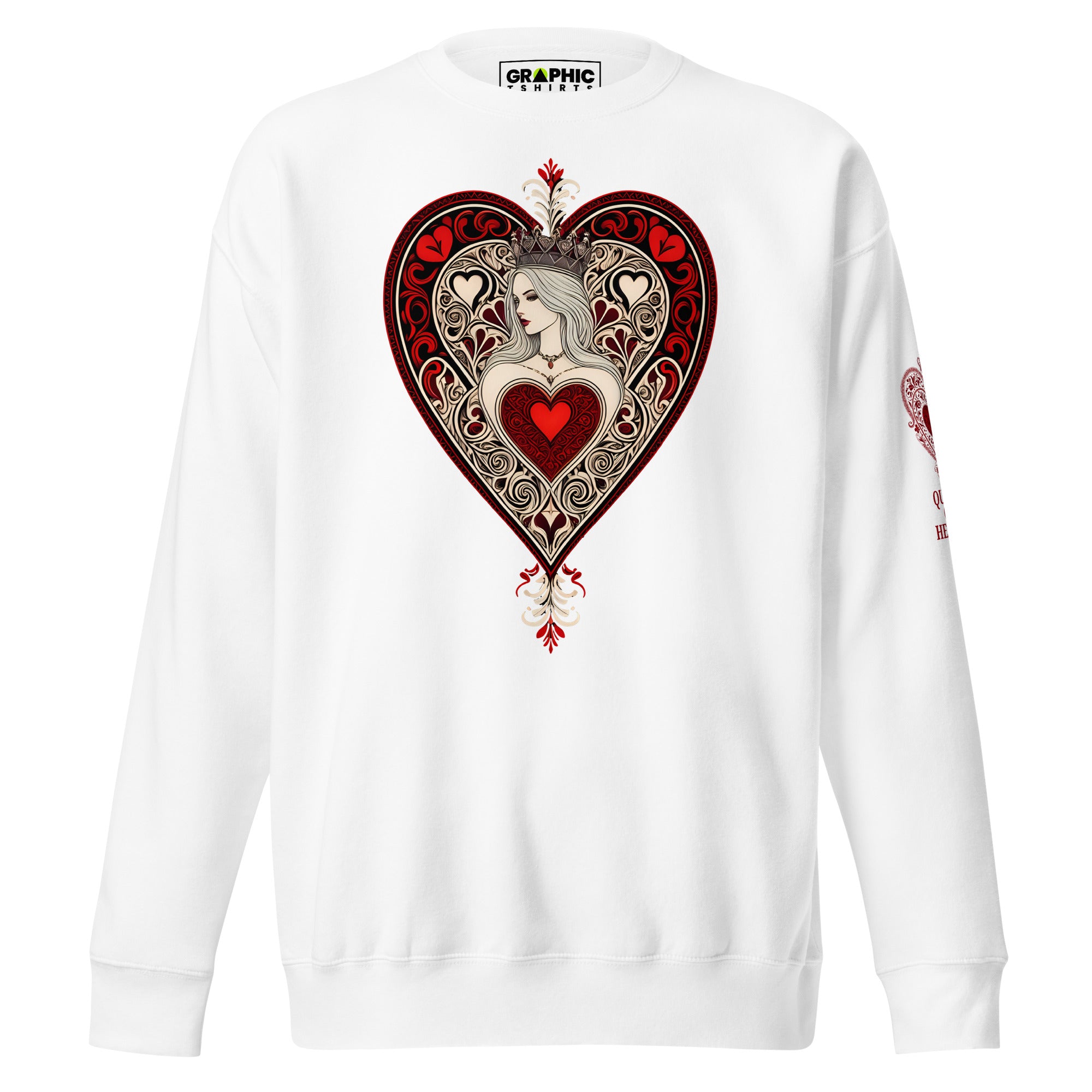 Unisex Premium Sweatshirt - Queen Of Hearts Series v.13