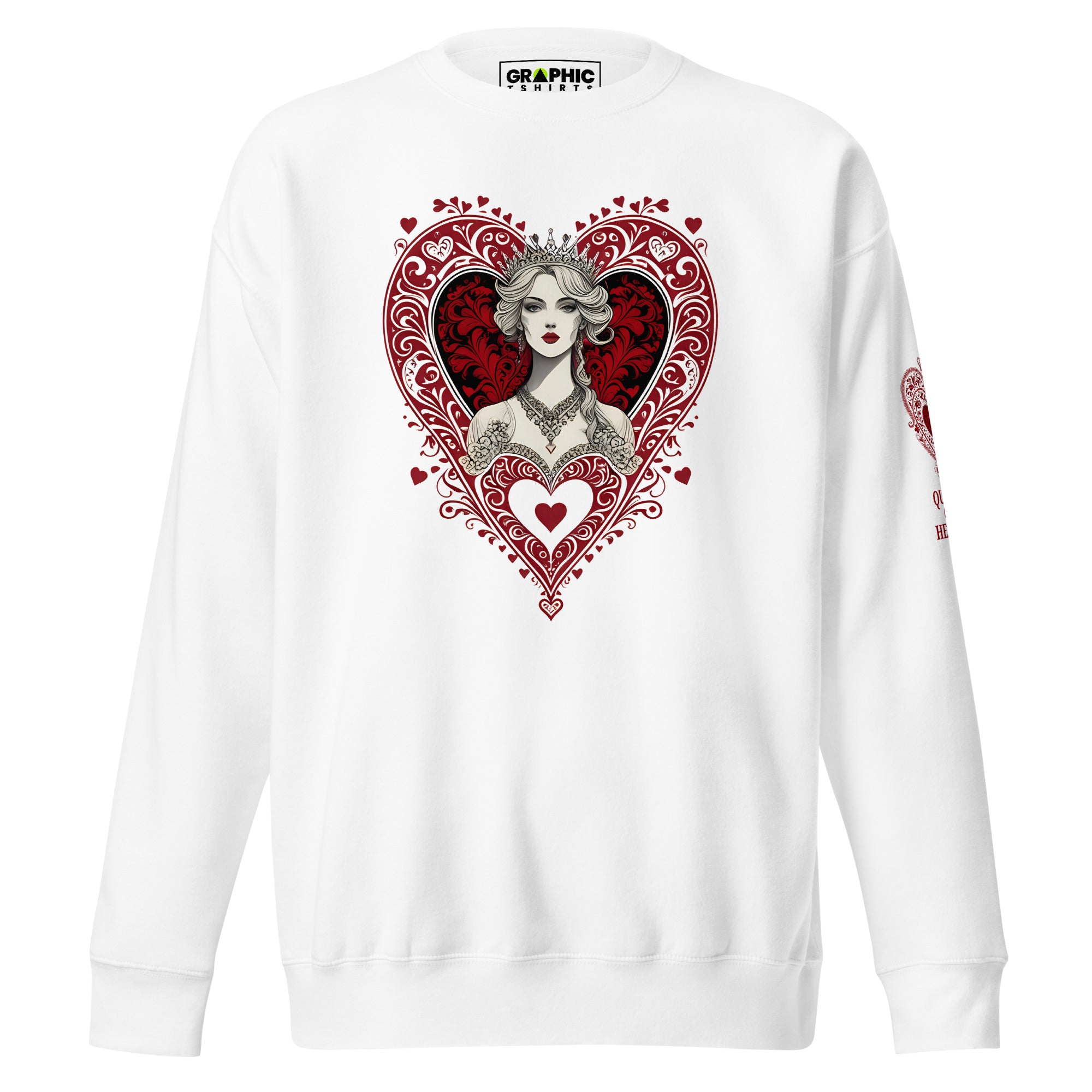 Unisex Premium Sweatshirt - Queen Of Hearts Series v.14