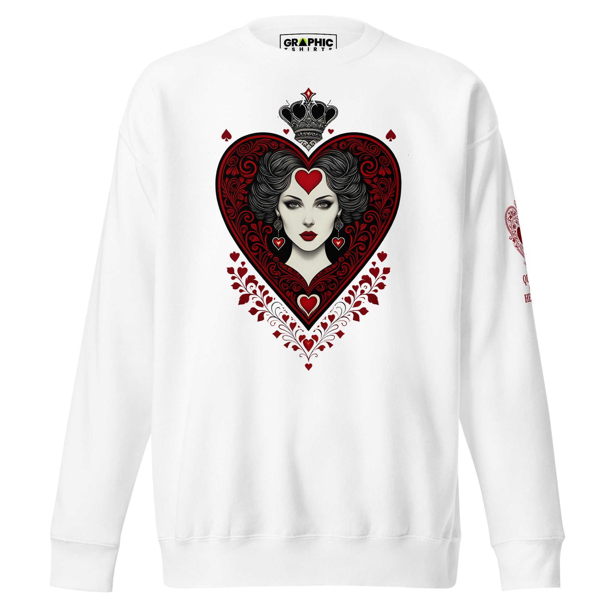 Unisex Premium Sweatshirt - Queen Of Hearts Series v.15