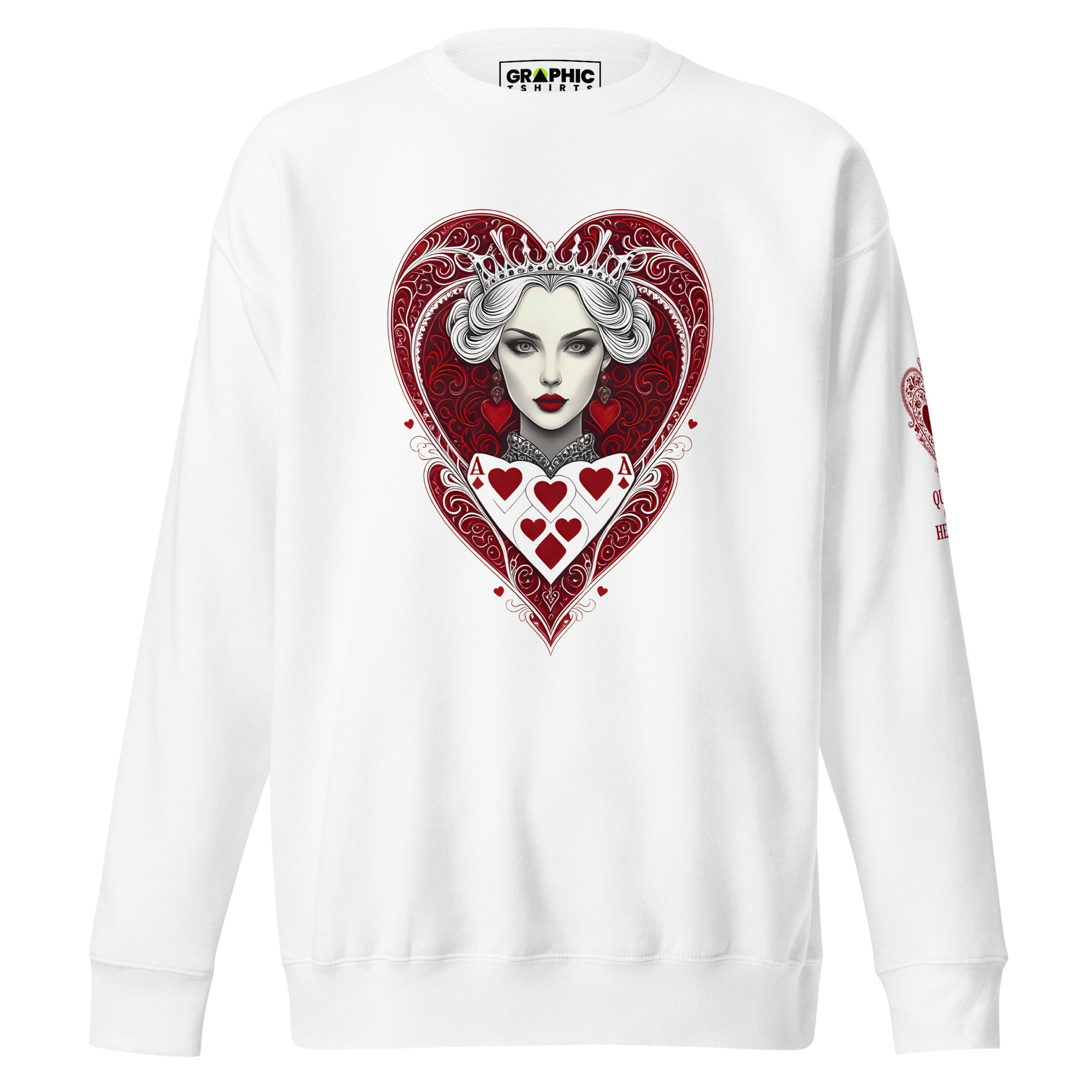 Unisex Premium Sweatshirt - Queen Of Hearts Series v.16