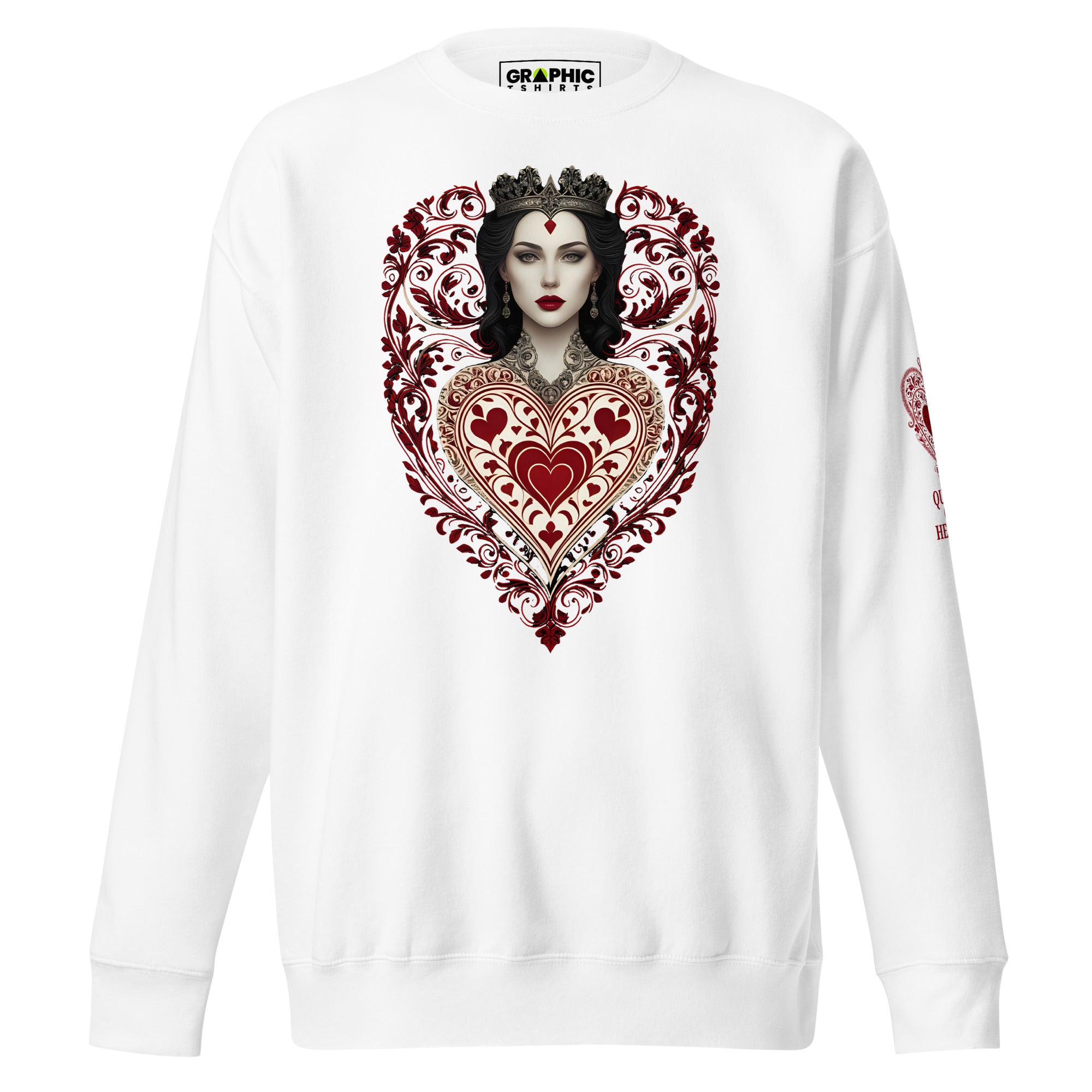 Unisex Premium Sweatshirt - Queen Of Hearts Series v.22