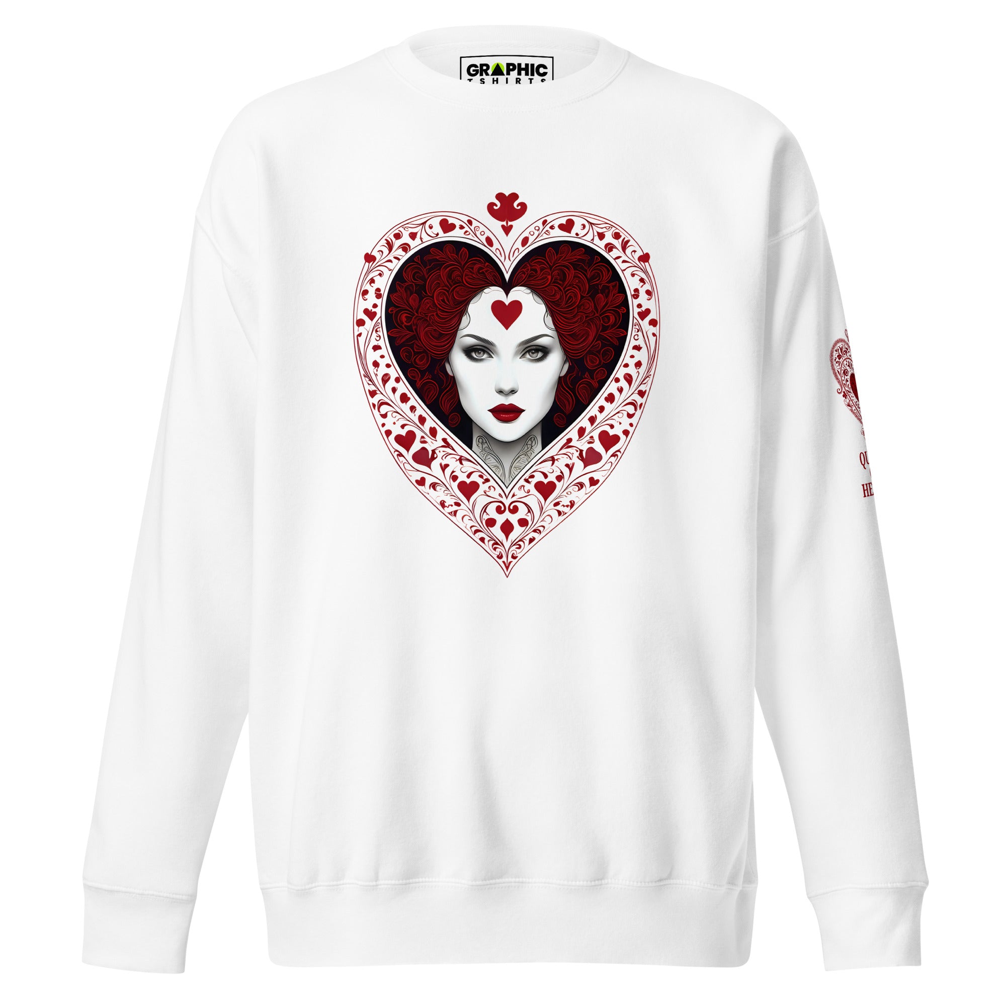 Unisex Premium Sweatshirt - Queen Of Hearts Series v.24