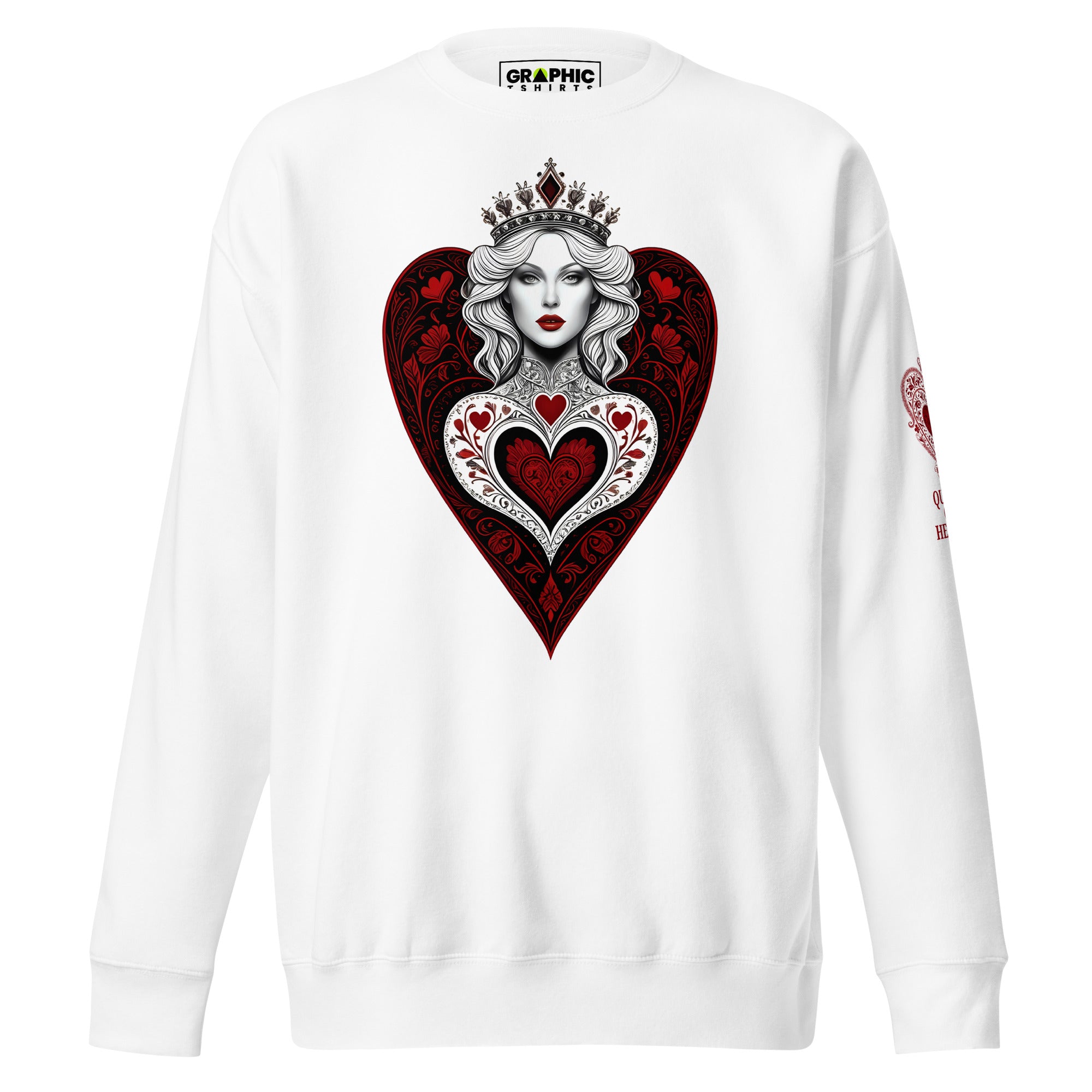 Unisex Premium Sweatshirt - Queen Of Hearts Series v.26