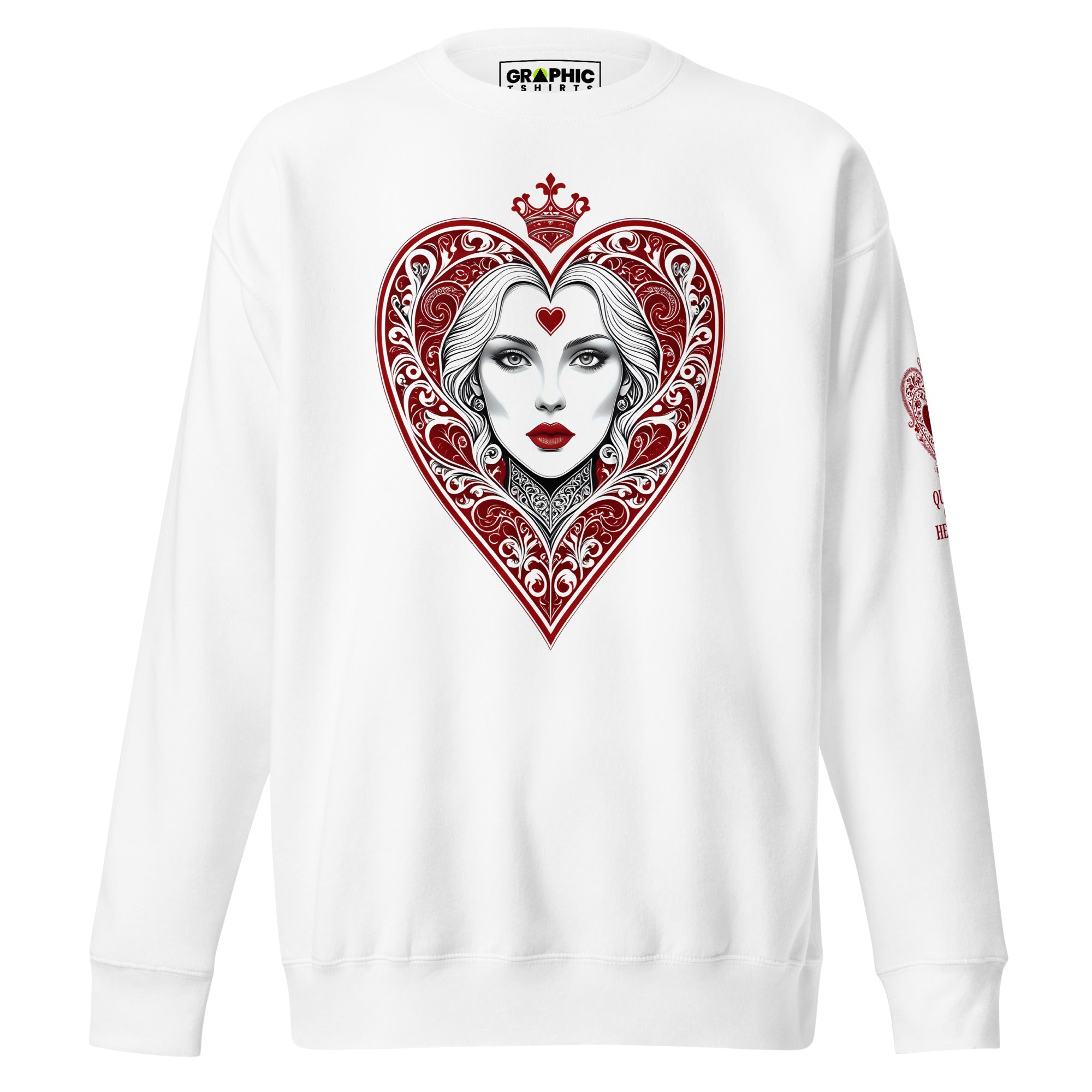 Unisex Premium Sweatshirt - Queen Of Hearts Series v.29