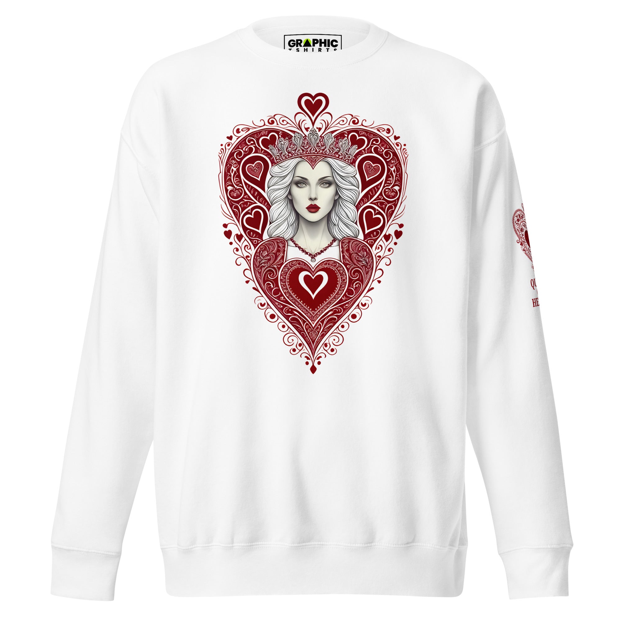 Unisex Premium Sweatshirt - Queen Of Hearts Series v.31