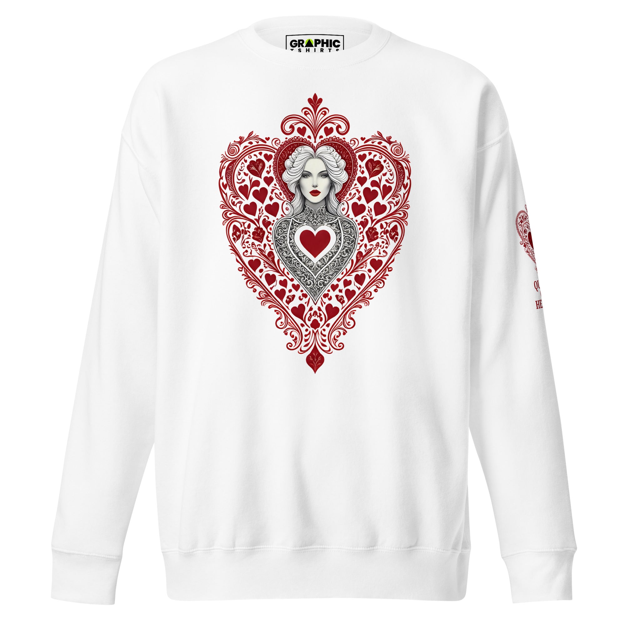 Unisex Premium Sweatshirt - Queen Of Hearts Series v.32