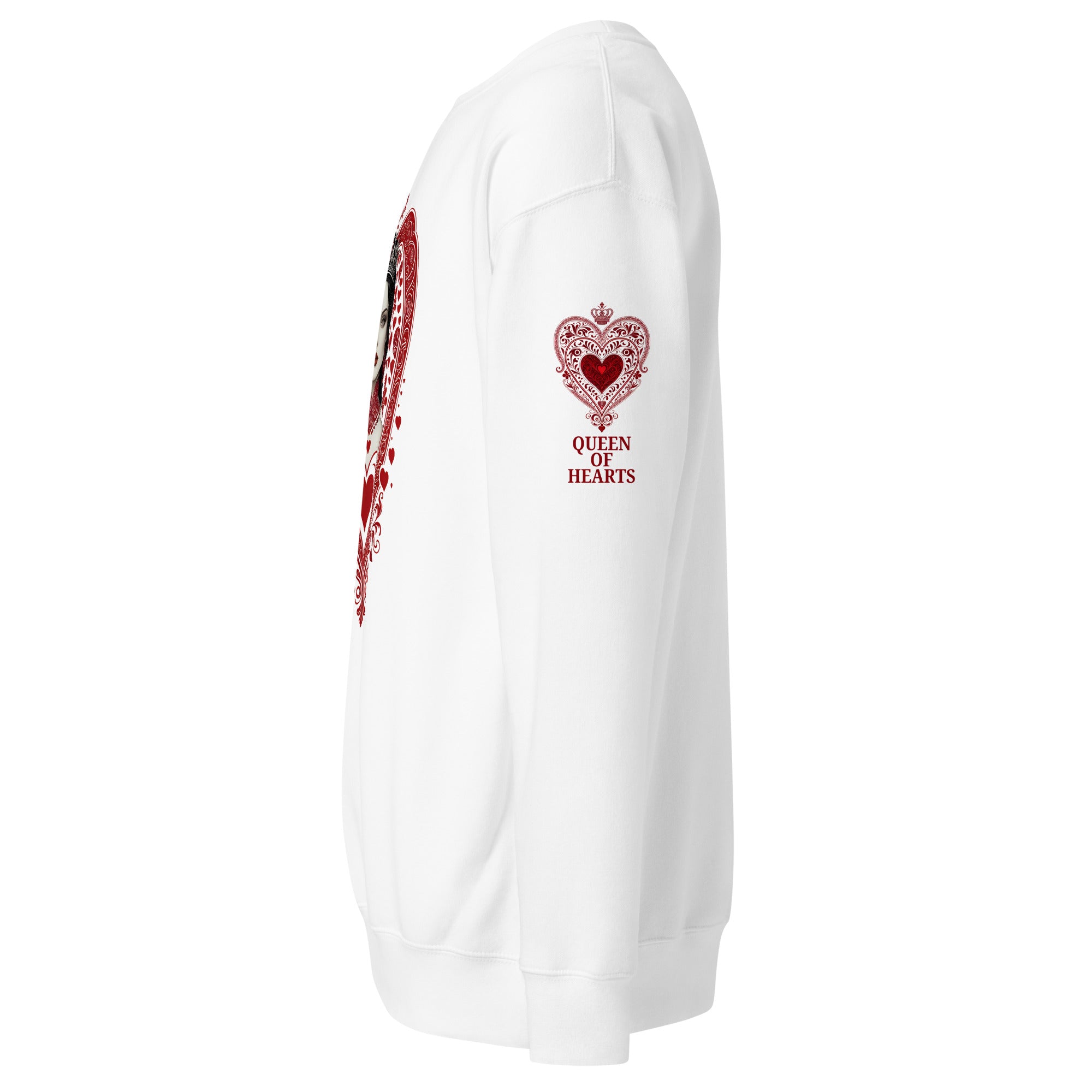 Unisex Premium Sweatshirt - Queen Of Hearts Series v.5