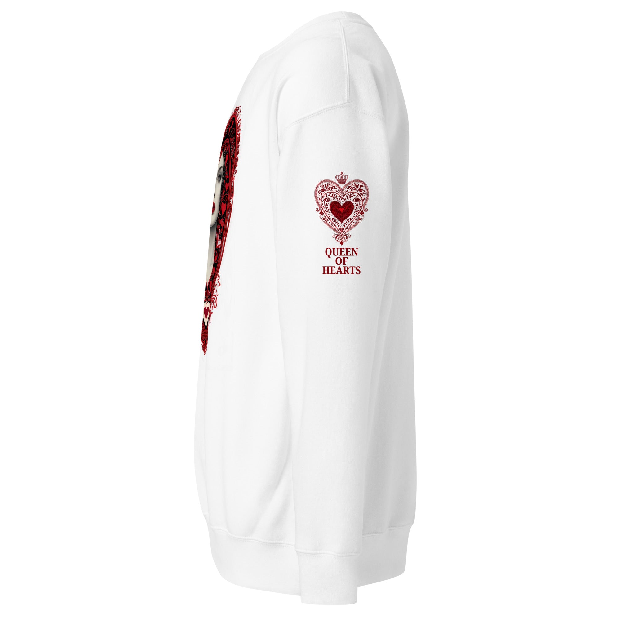 Unisex Premium Sweatshirt - Queen Of Hearts Series v.6