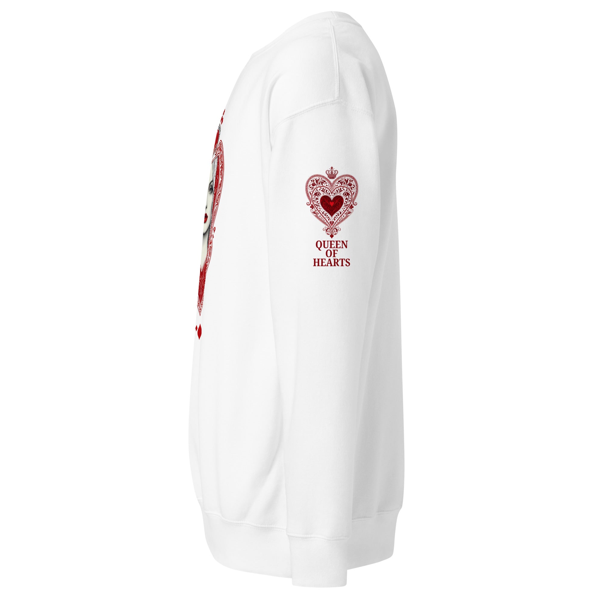 Unisex Premium Sweatshirt - Queen Of Hearts Series v.8