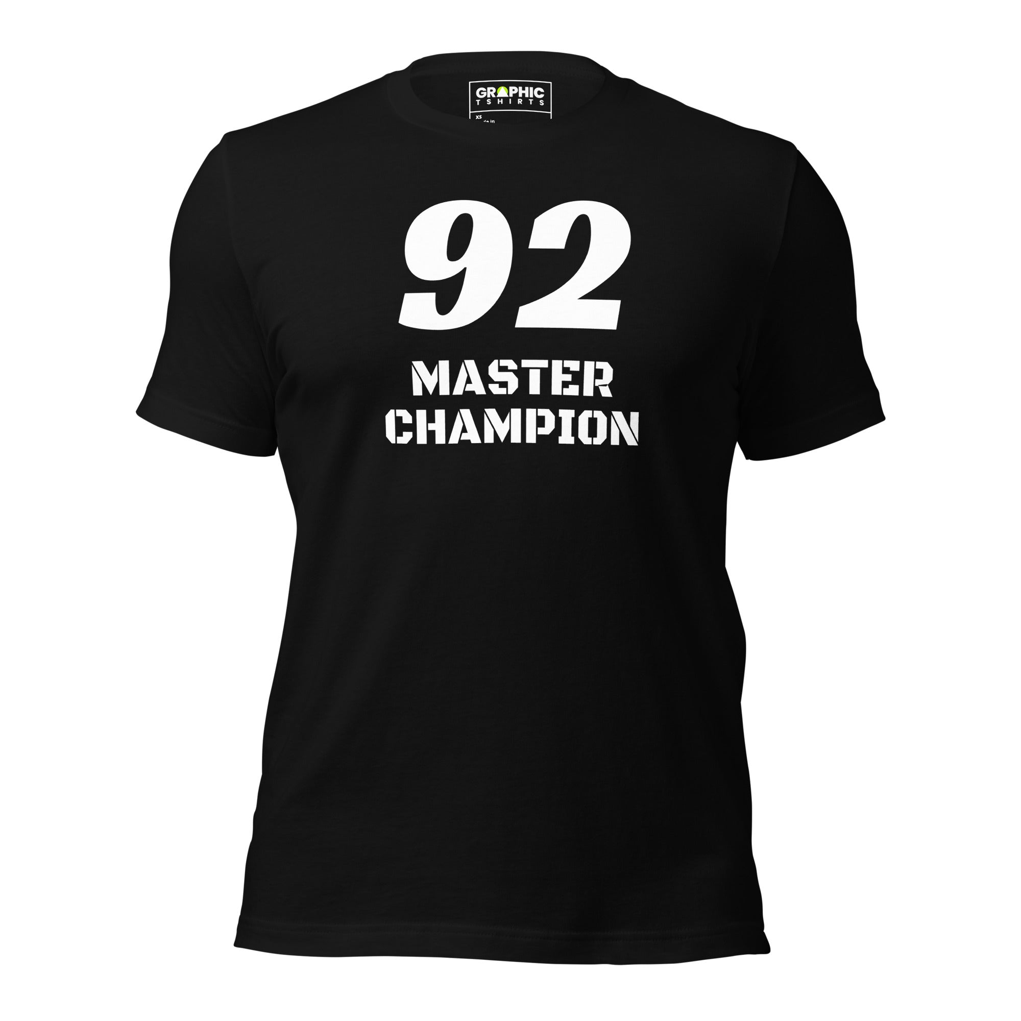 Unisex Crew Neck T-Shirt - 92 Master Champion
