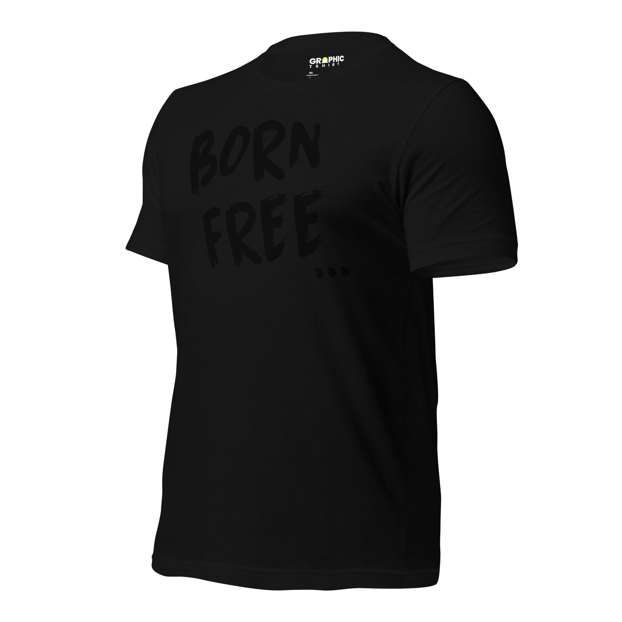 Unisex Crew Neck T-Shirt - Born Free - GRAPHIC T-SHIRTS