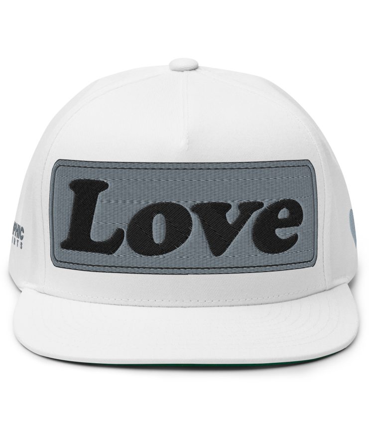 Flat Bill Cap - LOVE