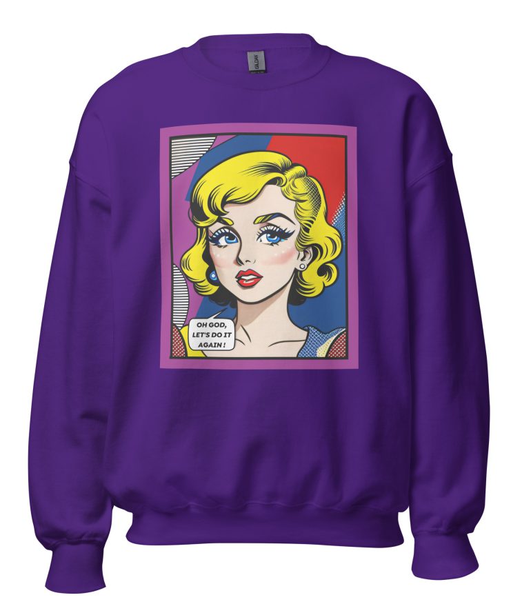 Unisex Crew Neck Sweatshirt - Vintage American Comic Series v.23