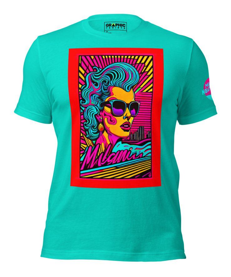 Unisex Crew Neck T-Shirt - Miami Heatwave Series v.3