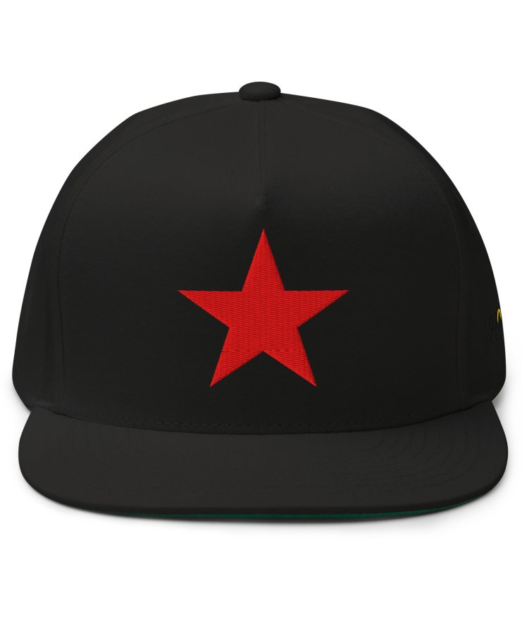 Flat Bill Cap - Red Star