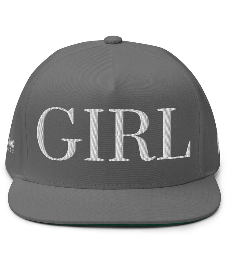 Flat Bill Cap - GIRL | Hat | Buy Online | GRAPHIC T-SHIRTS