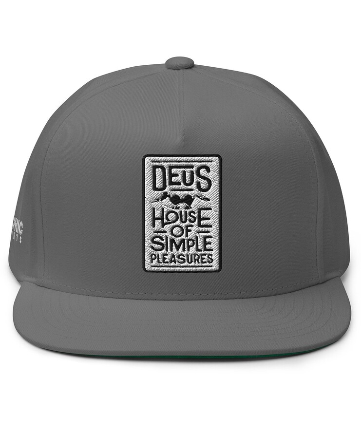 Flat Bill Cap - Deus House Of Simple Pleasures | Hat | Buy Online | GRAPHIC T-SHIRTS
