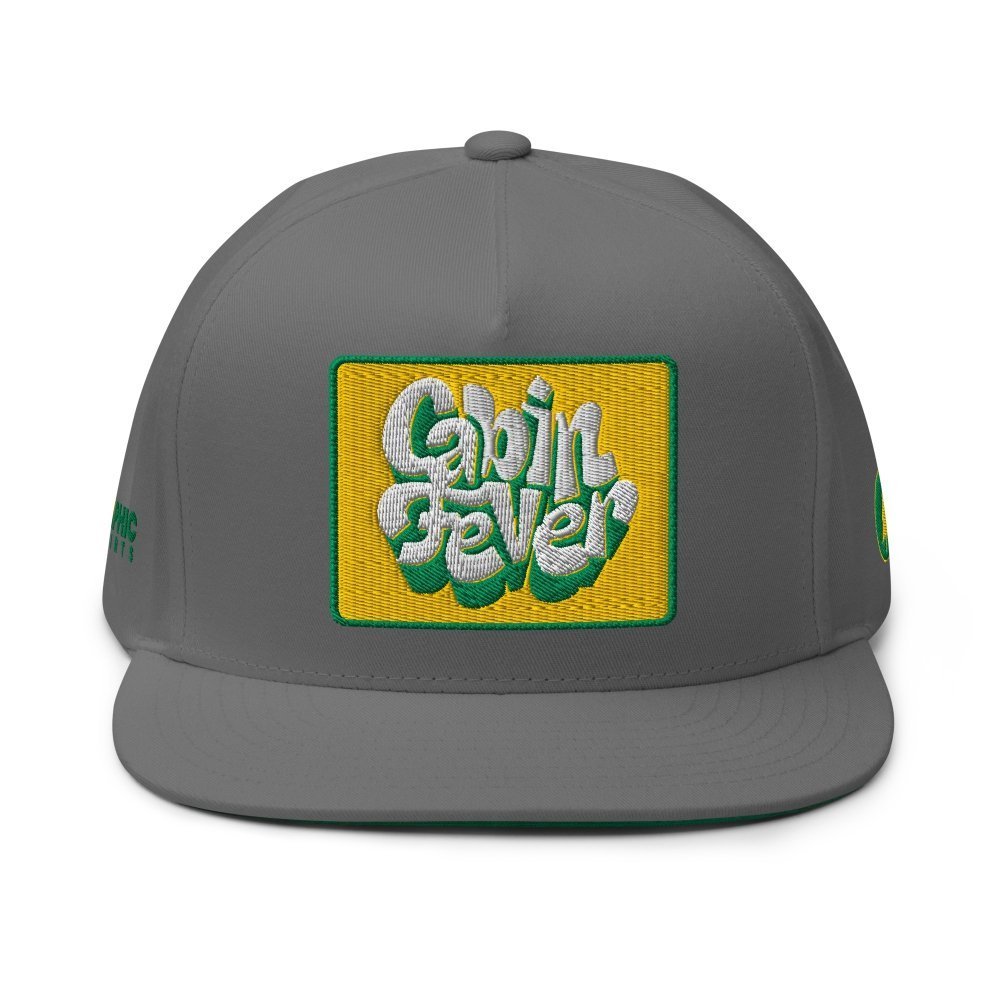 Flat Bill Cap - Cabin Fever — GRAPHIC T-SHIRTS