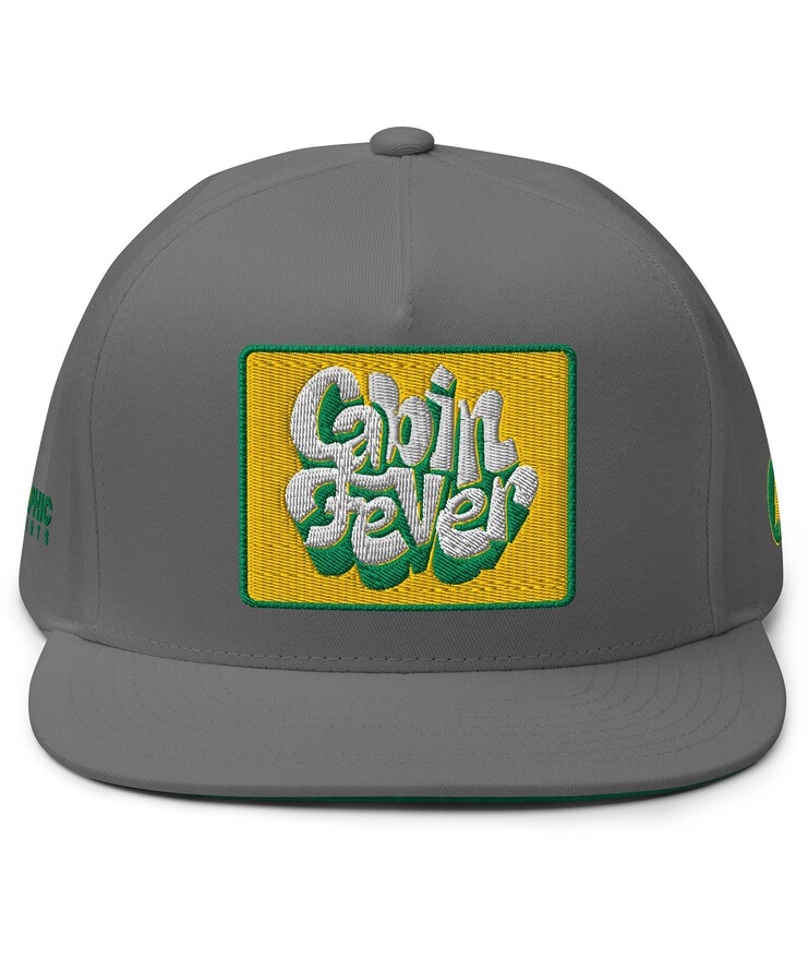 Flat Bill Cap - Cabin Fever | Hat | Buy Online | GRAPHIC T-SHIRTS