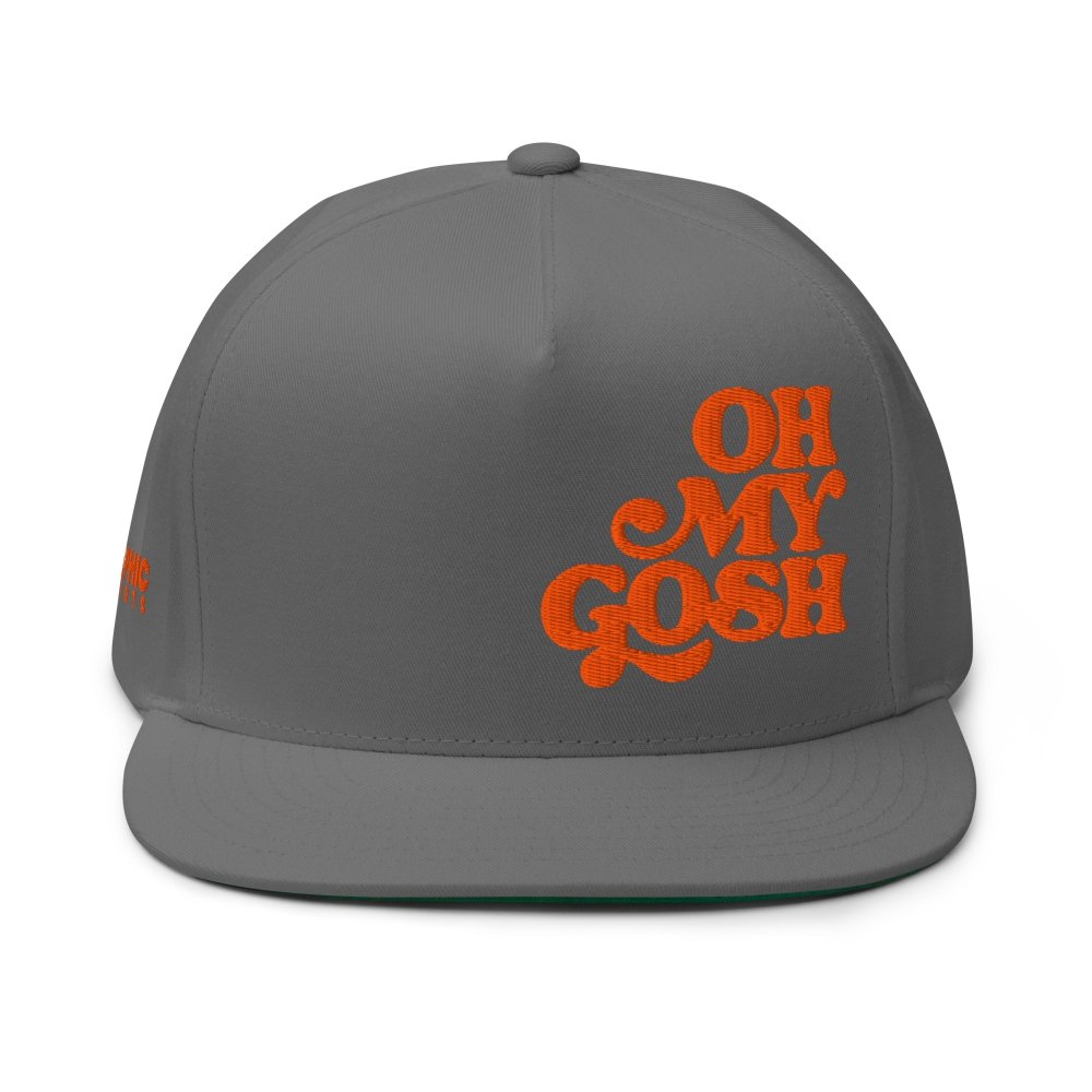Flat Bill Cap - Oh My Gosh — GRAPHIC T-SHIRTS
