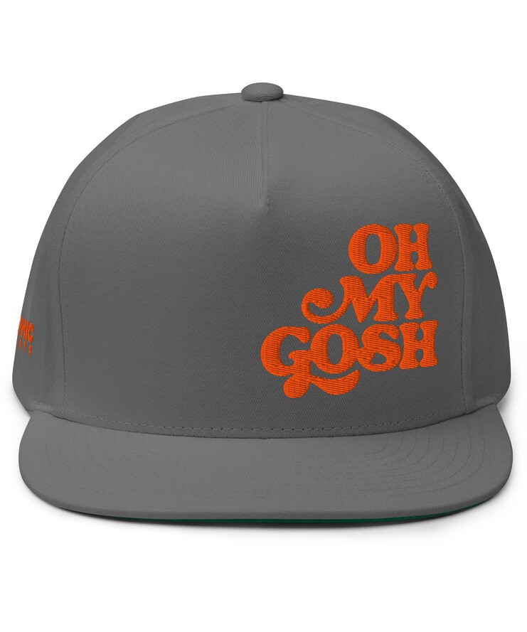 Flat Bill Cap - Oh My Gosh | Hat | Buy Online | GRAPHIC T-SHIRTS