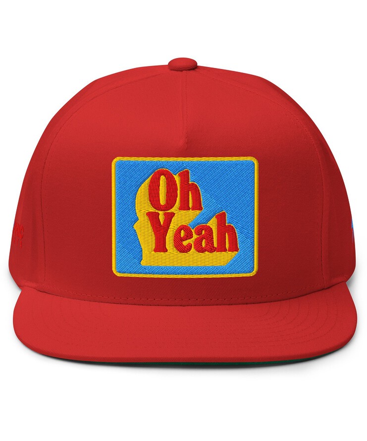 Flat Bill Cap - Oh Yeah! | Hat | Buy Online | GRAPHIC T-SHIRTS