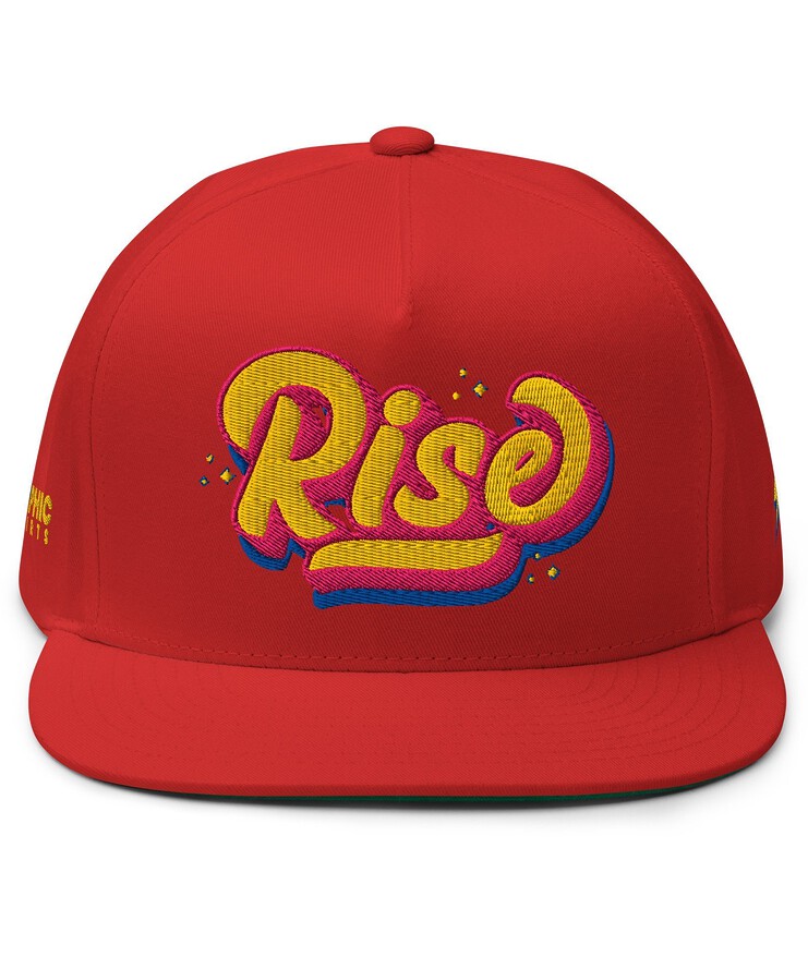 Flat Bill Cap - Rise | Hat | Buy Online | GRAPHIC T-SHIRTS
