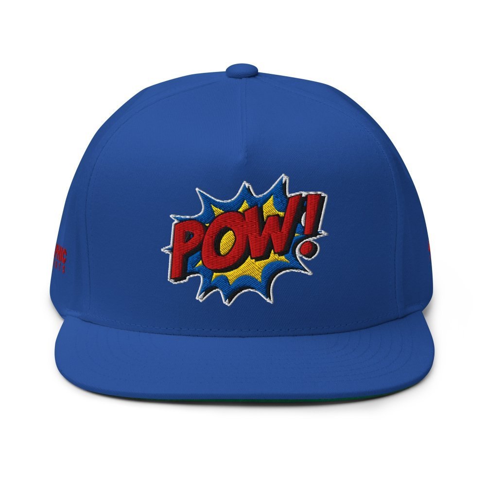 Flat Bill Cap - POW! — GRAPHIC T-SHIRTS